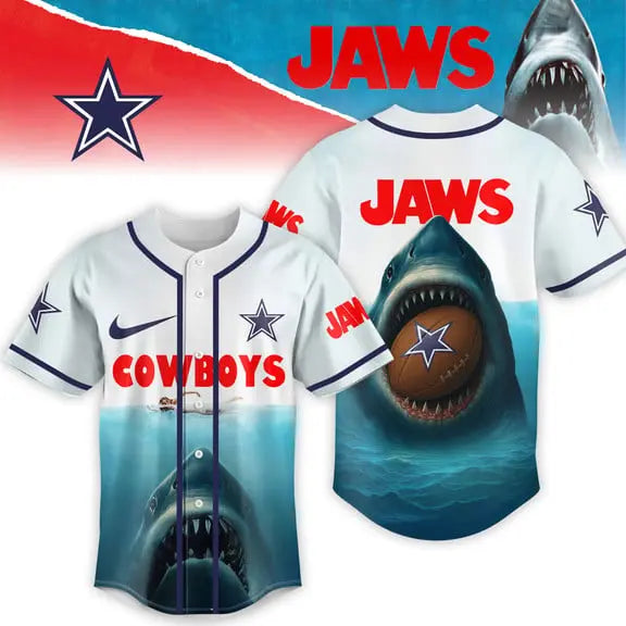 Dallas Cowboys | Premium NFL x Jaws Jersey HI – HuddleStyle.com - Image 3