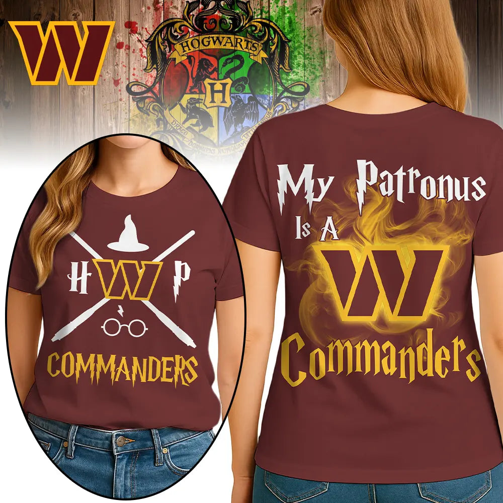 Washington Commanders | Premium NFL and Harry Potter Fan Shirt HI – HuddleStyle.com - Image 2