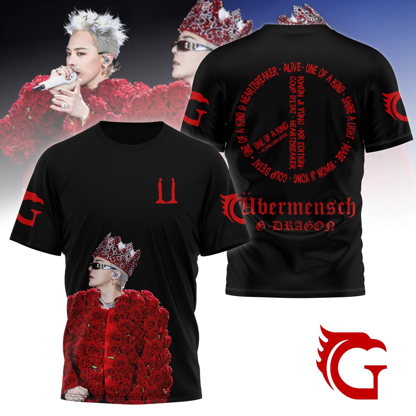 PREMIUM | G-DRAGON 3D SHIRT NTY