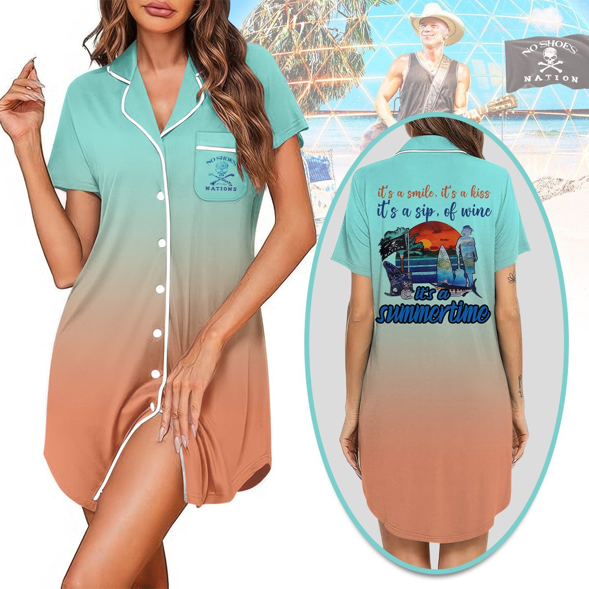 KNCN | PREMIUM BUTTON DOWN SLEEP SHIRTS NY DB