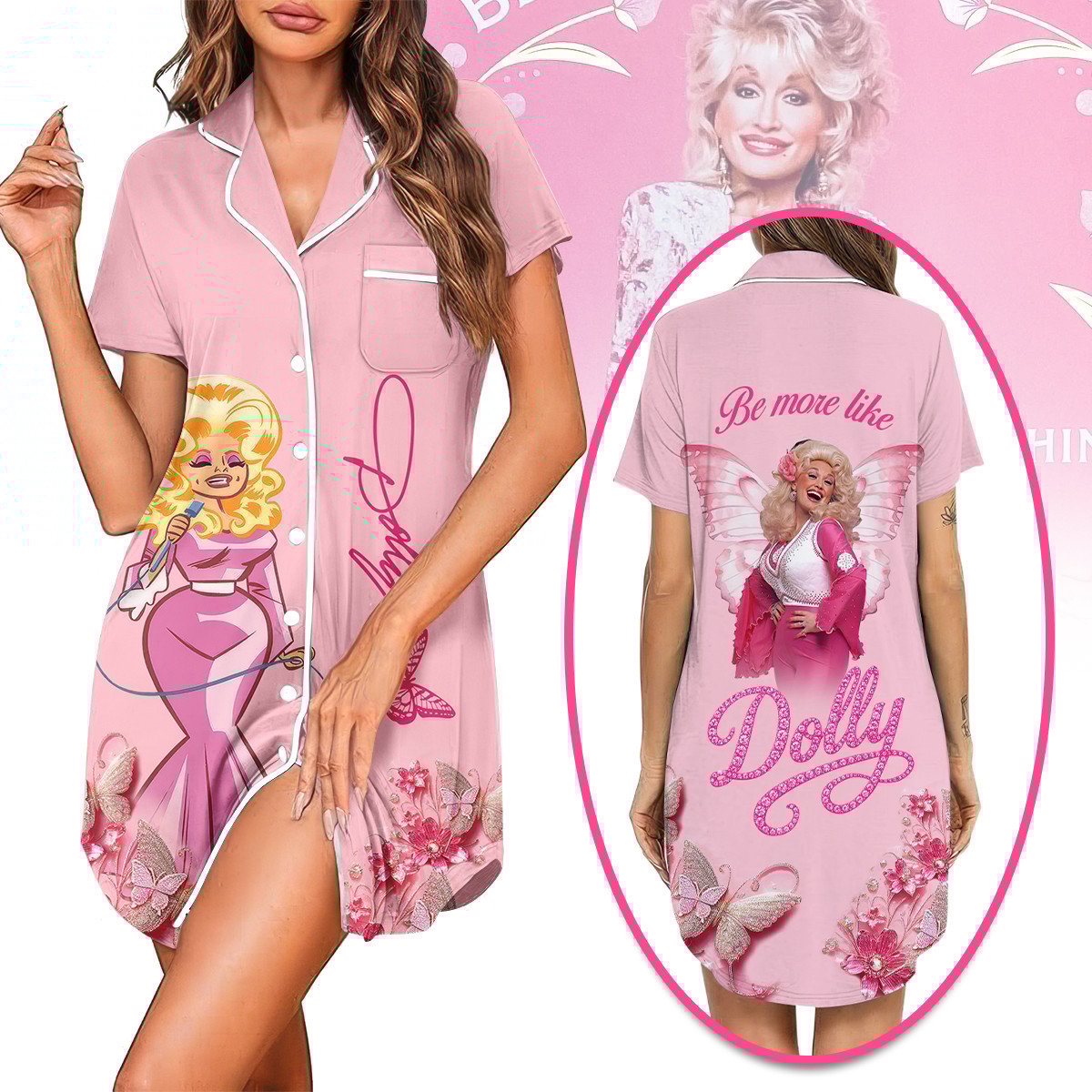 DLPT | PREMIUM BUTTON DOWN SLEEP SHIRTS NY DB