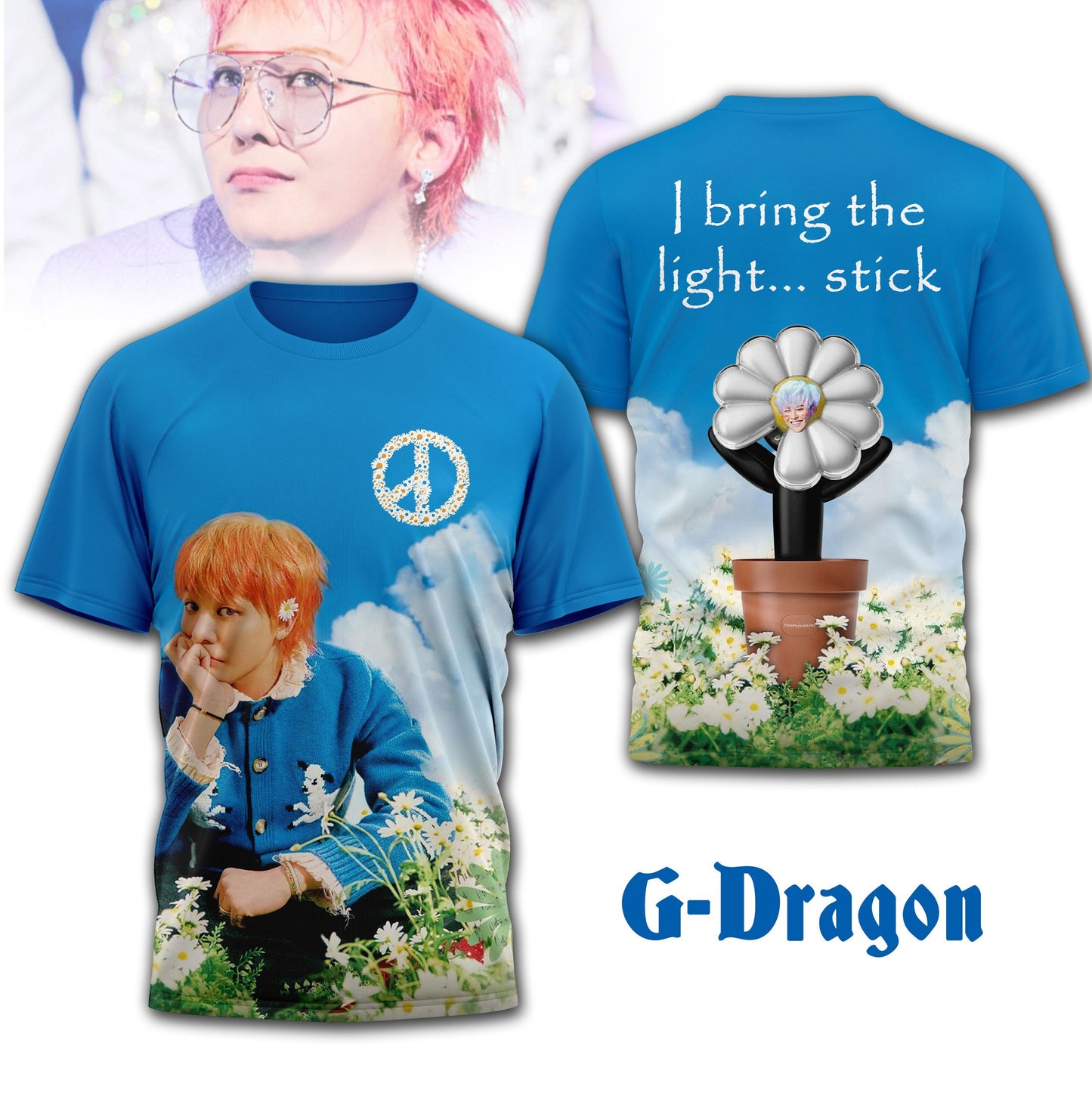 G-Dragon | PREMIUM 3D SHIRT NY DB