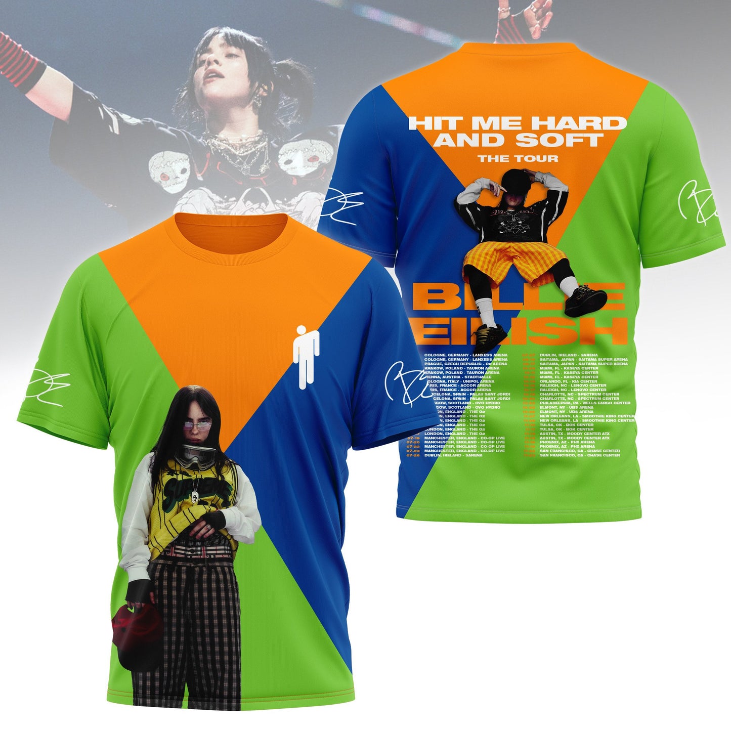 Billie Eilish | PREMIUM 3D SHIRT NY DB