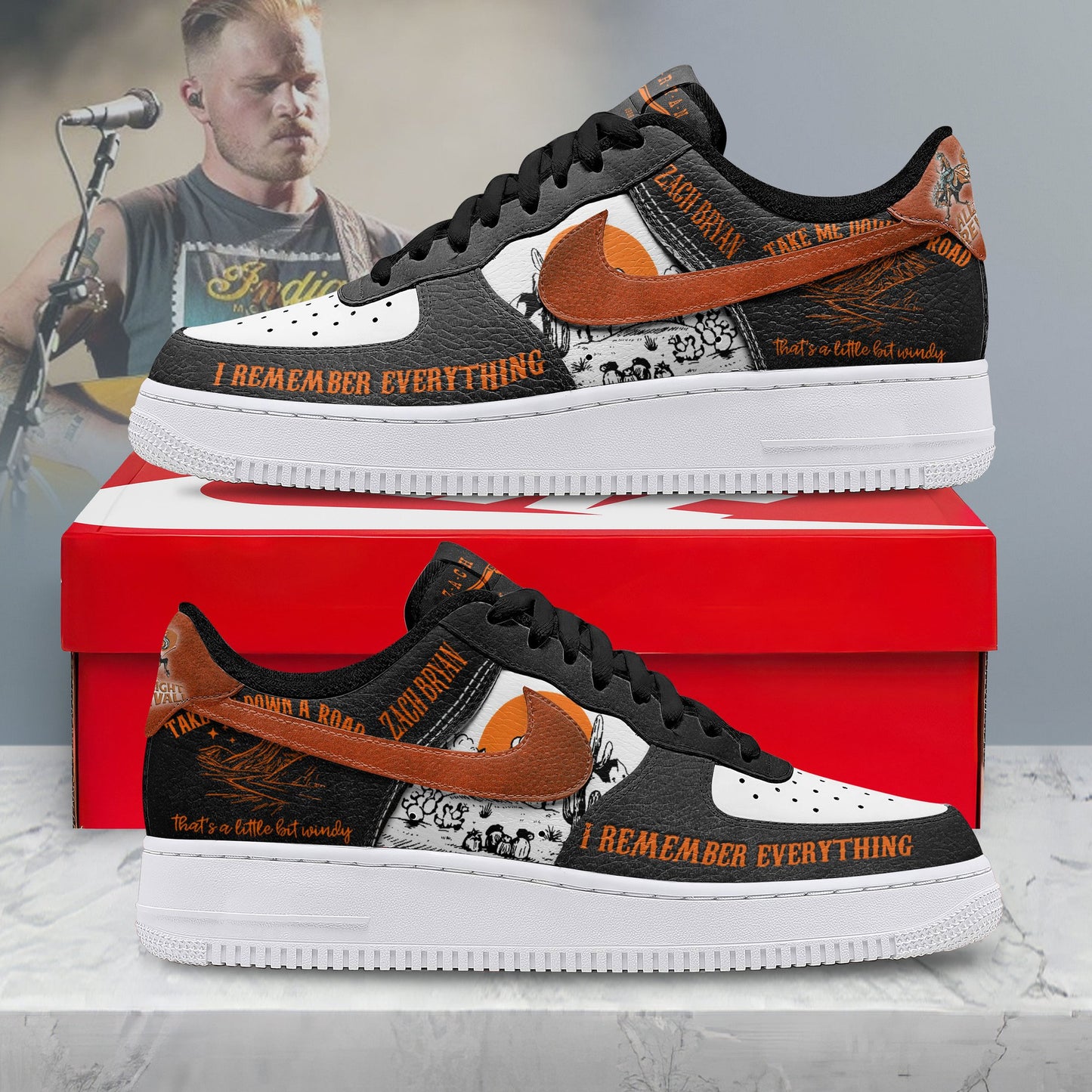 Zach Bryan | PREMIUM ZBR AF1 SNEAKER TD