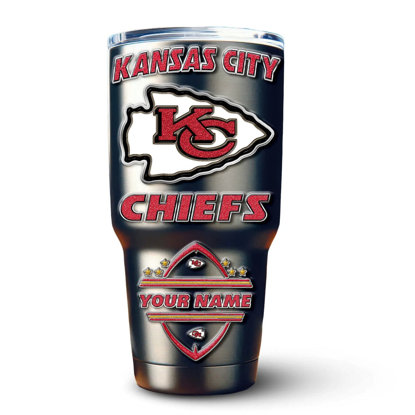 Kansas City Chiefs | PREMIUM TUMBLER TD – HuddleStyle.com - Image 4