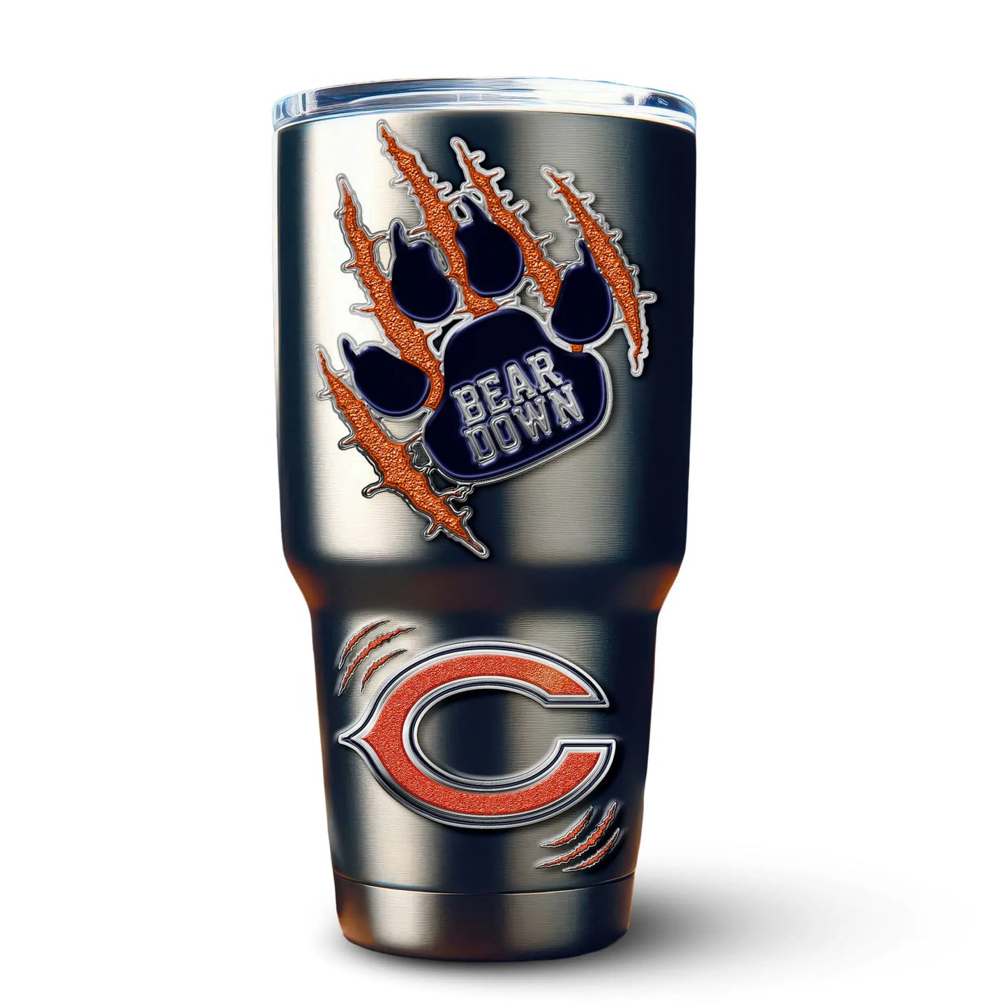 Chicago Bears | PREMIUM TUMBLER TD – HuddleStyle.com - Image 4