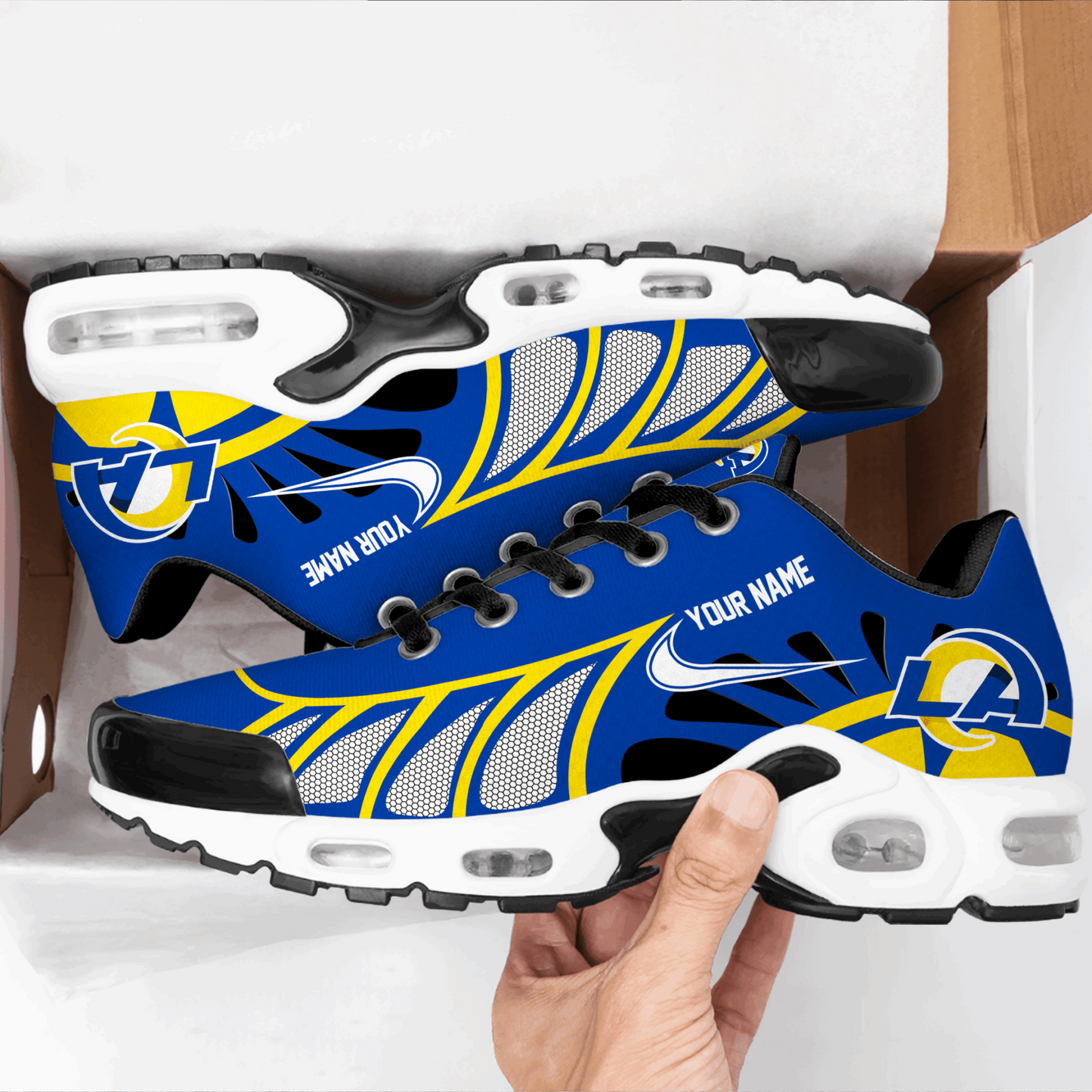 Los Angeles Rams | Personalized Air Max Shoes Limited Edition TD 050625 – HuddleStyle.com - Image 3