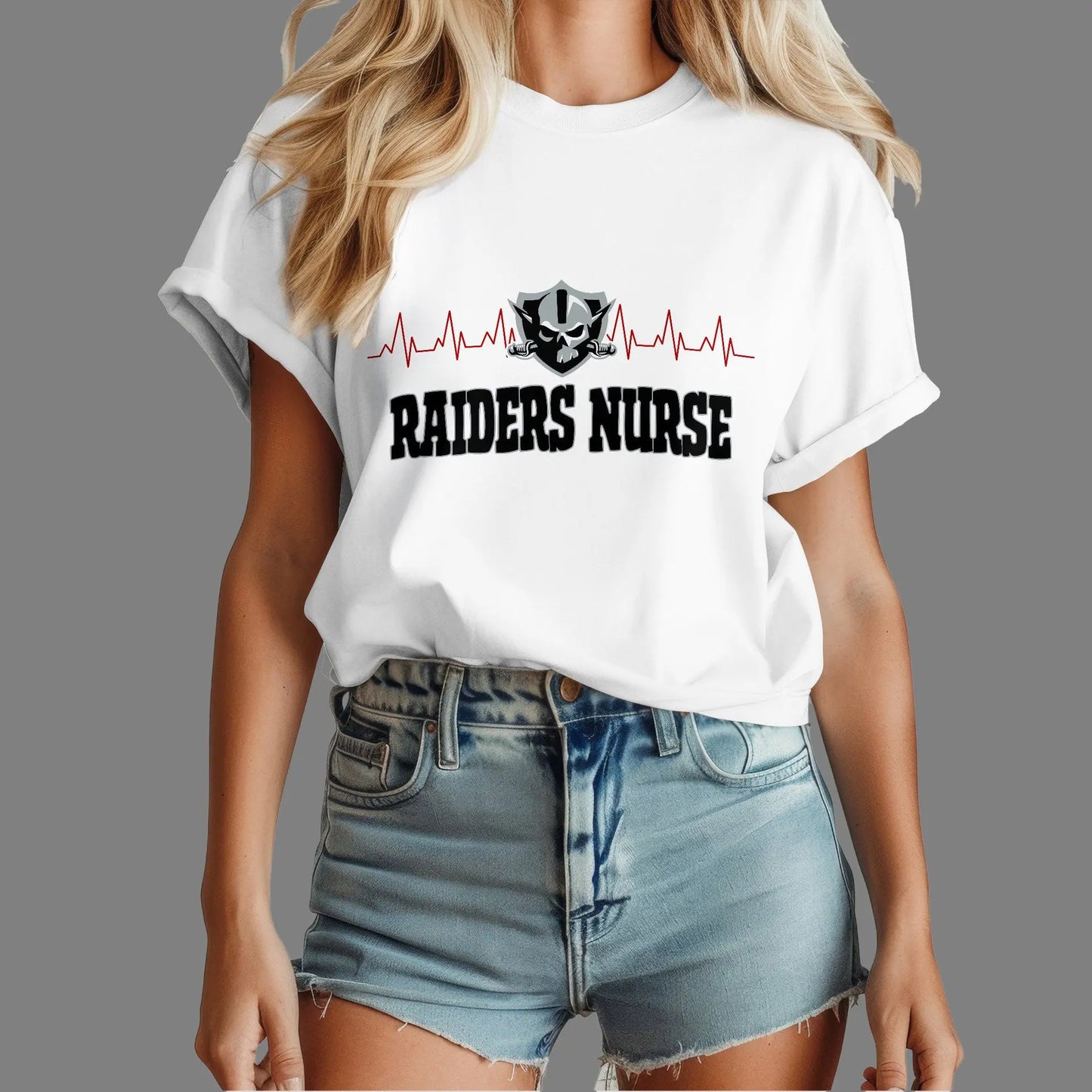 Las Vegas Raiders | Premium Nurse Appreciation Month Women’s Shirt NY – HuddleStyle.com - Image 5
