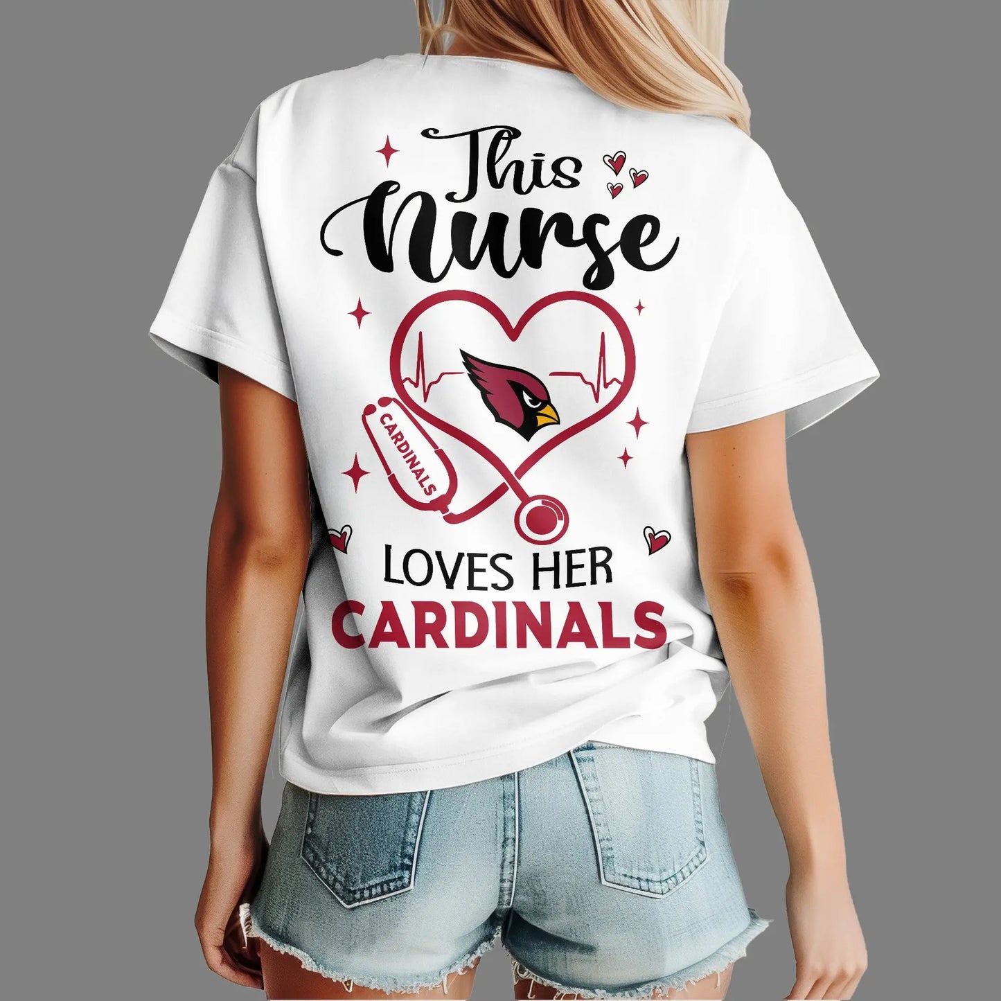 Arizona Cardinals | Premium Nurse Appreciation Month Women’s Shirt NY – HuddleStyle.com - Image 5