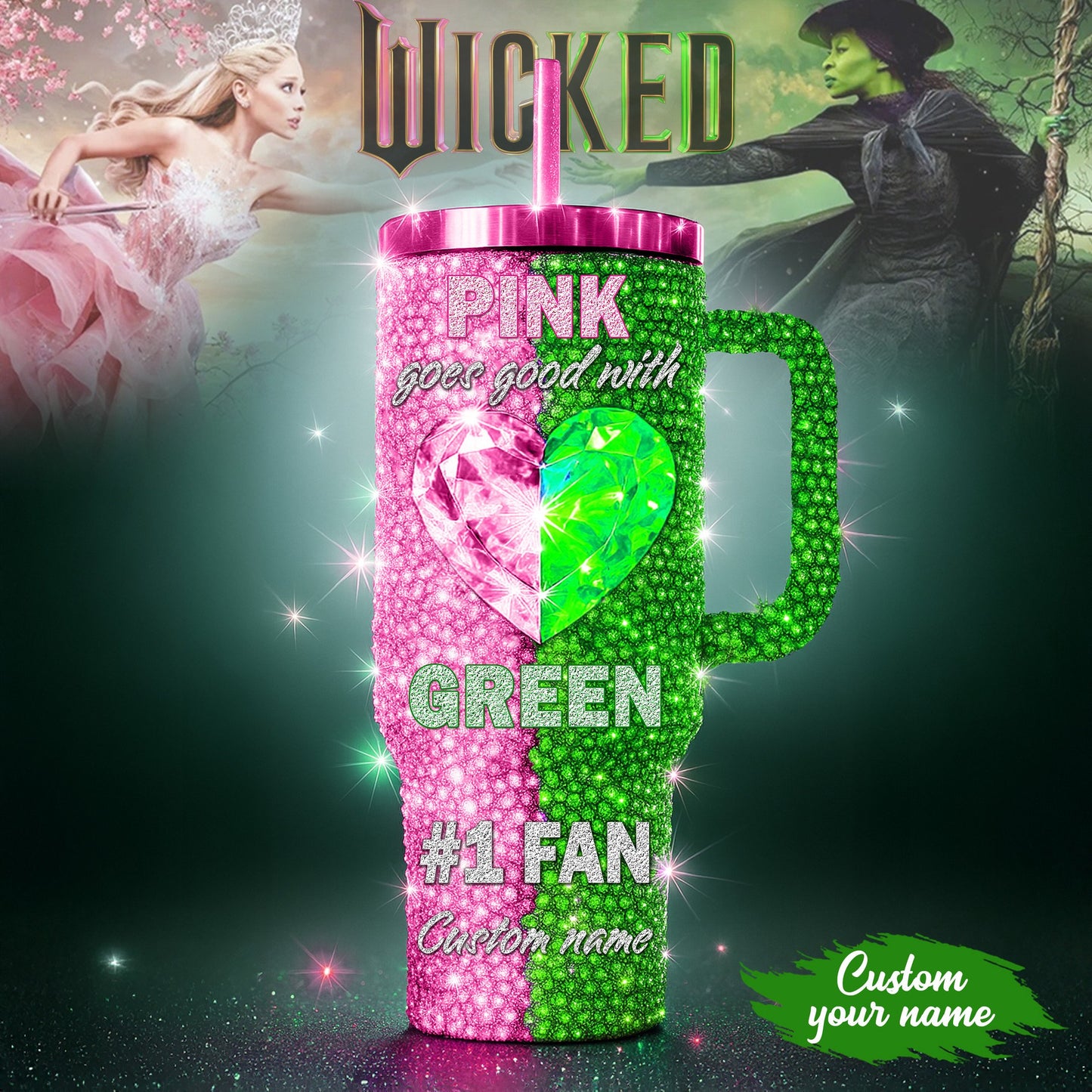 WCKD | Premium 40oz Tumbler With Handle TD