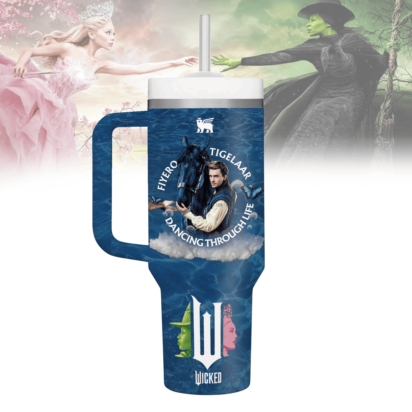 WCKD | Premium 3 Style 40oz Tumbler With Handle NY