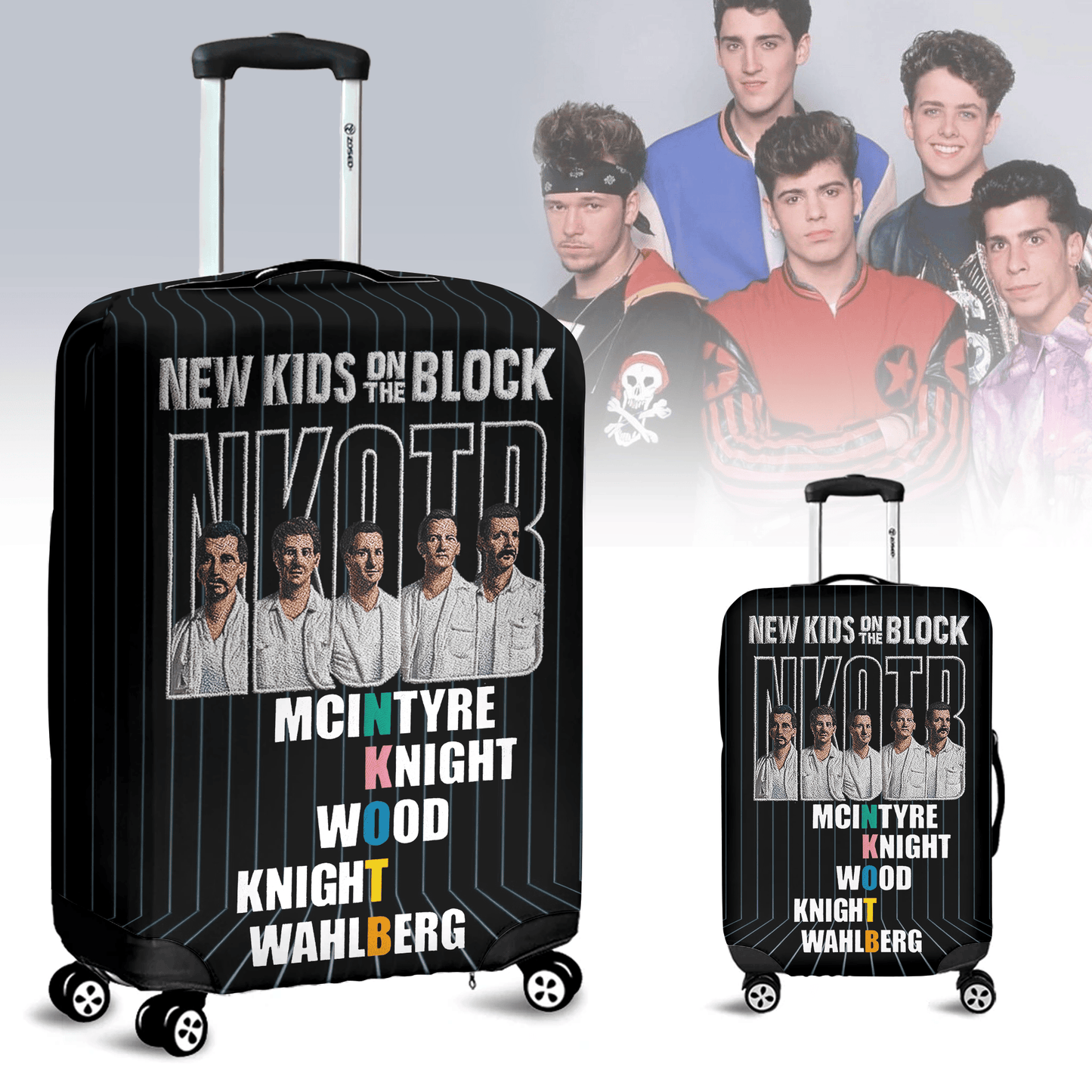 Premium NKOTB Luggage Cover NY