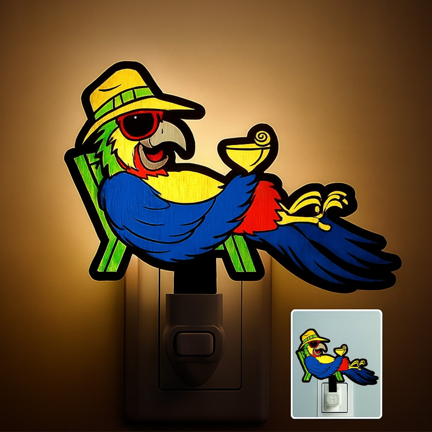 PREMIUM JBT WOOD AND ACRYLIC NIGHT LIGHT NY