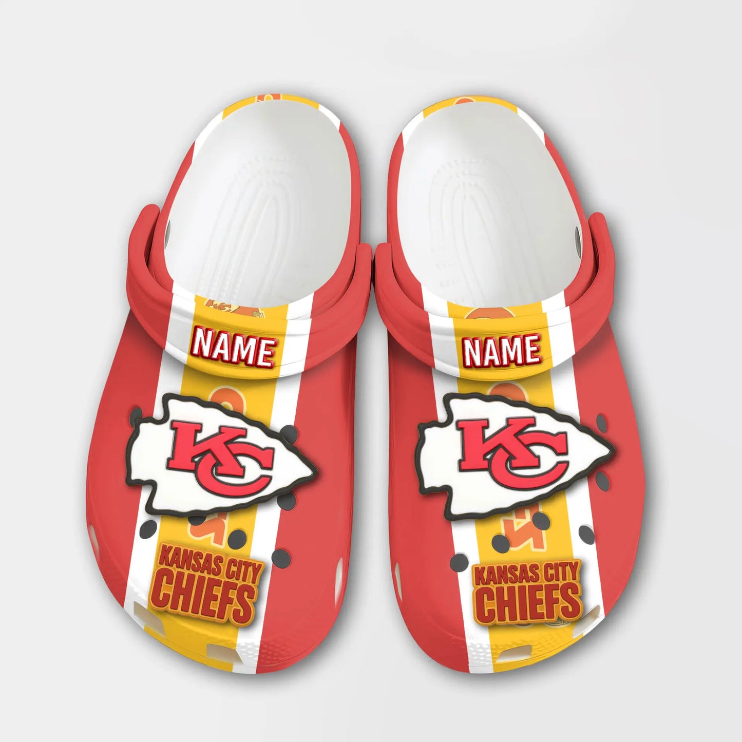 Kansas City Chiefs | PREMIUM NFL CLOGS TD – HuddleStyle.com - Image 2
