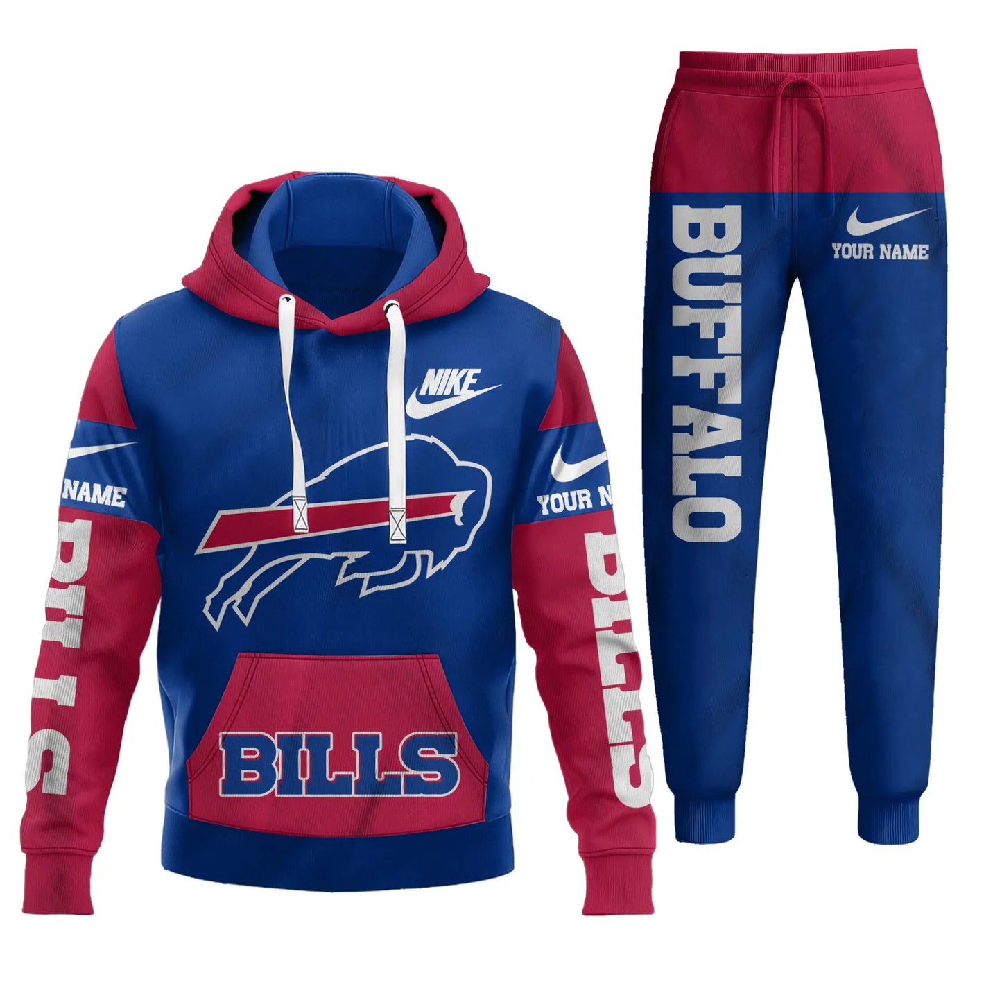 Buffalo Bills | Premium Hoodie & Pants Set TD – HuddleStyle.com - Image 2