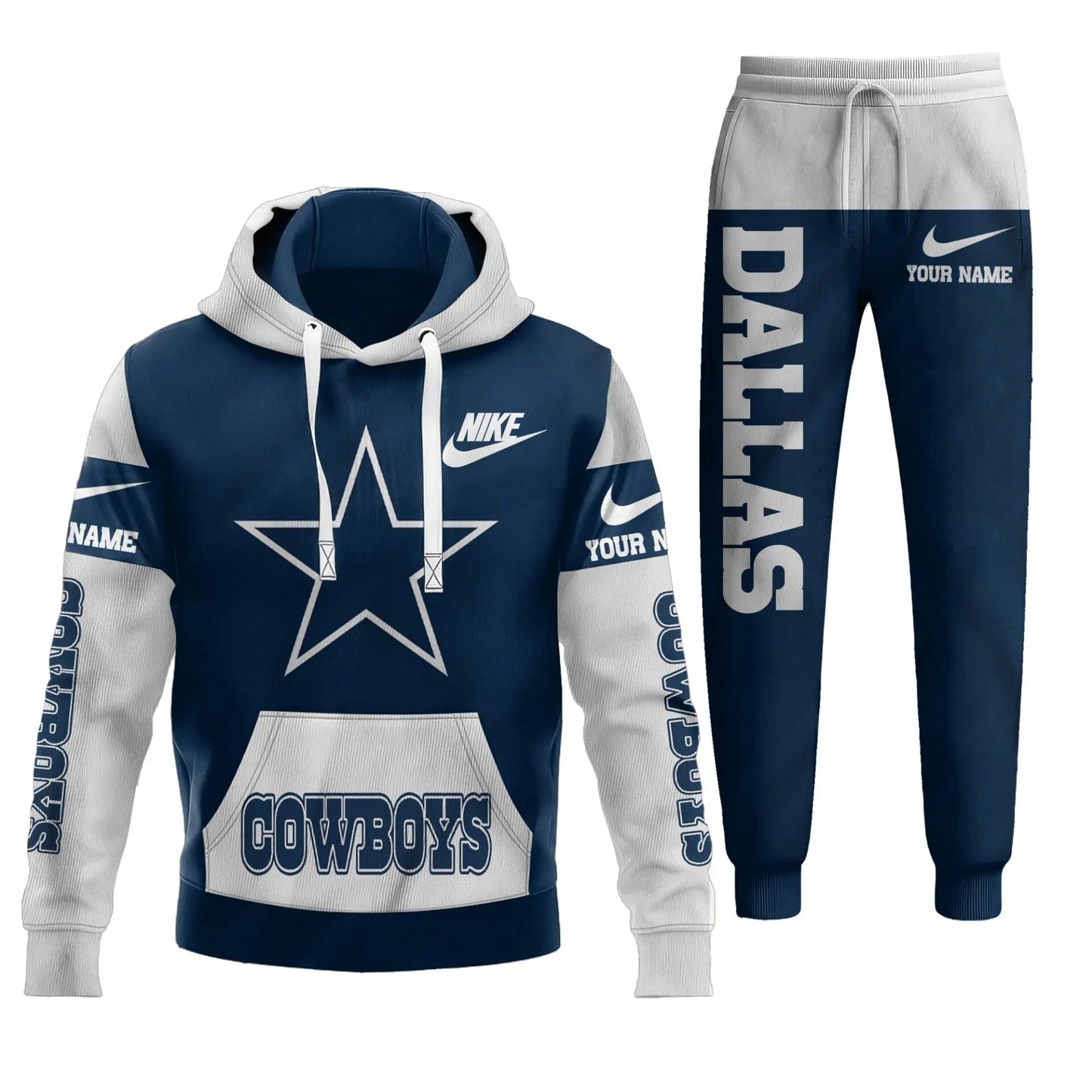 Dallas Cowboys | Premium Hoodie & Pants Set TD – HuddleStyle.com - Image 2