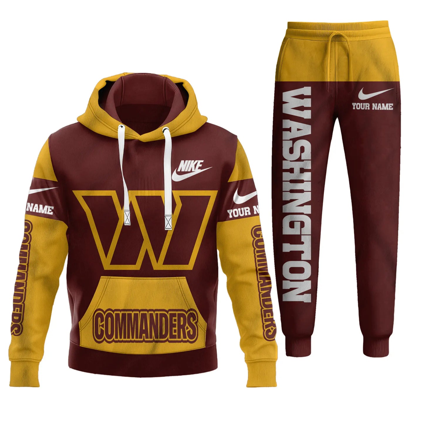 Washington Commanders | Premium Hoodie & Pants Set TD – HuddleStyle.com - Image 2