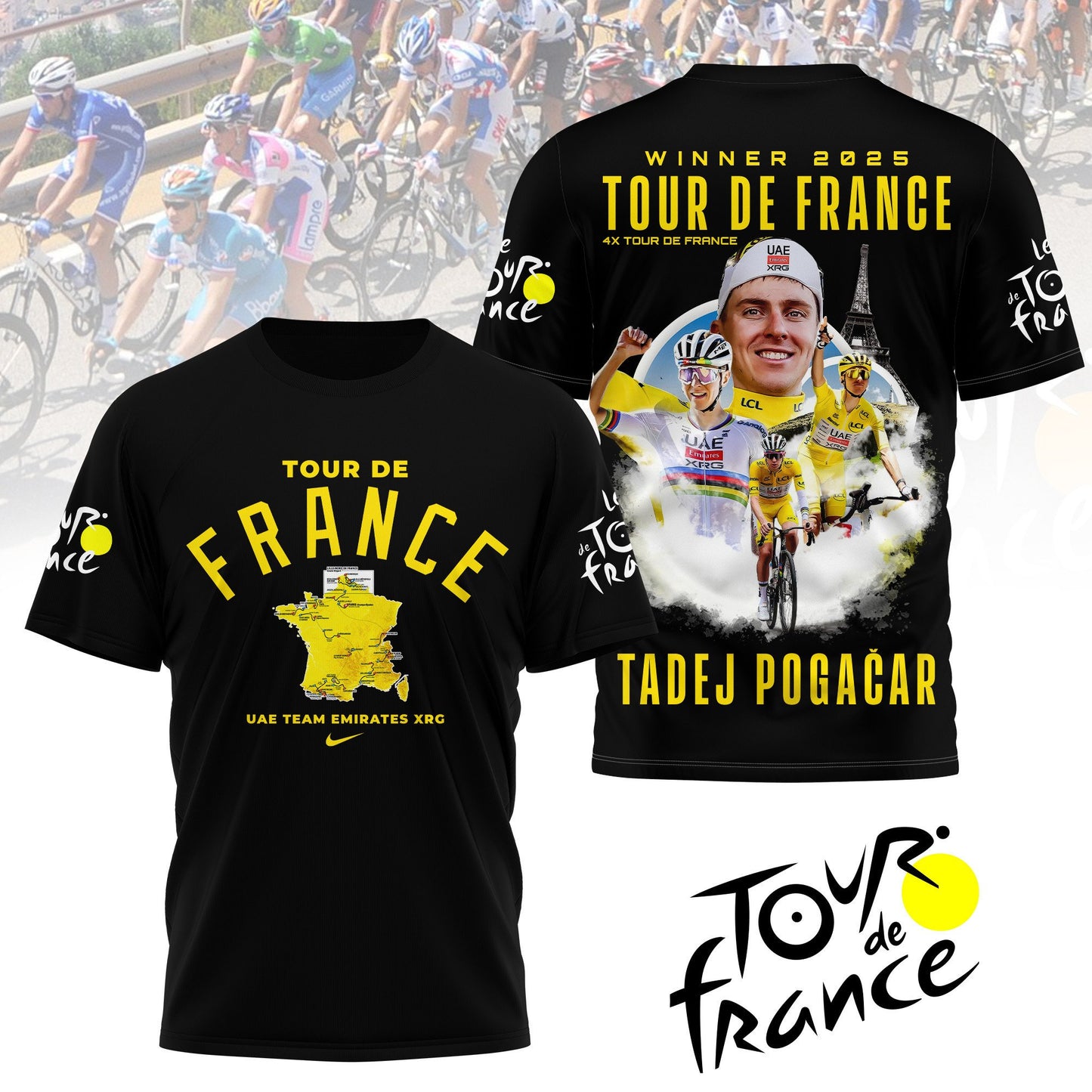 Tour de France | Premium 2025 3D Shirt NY