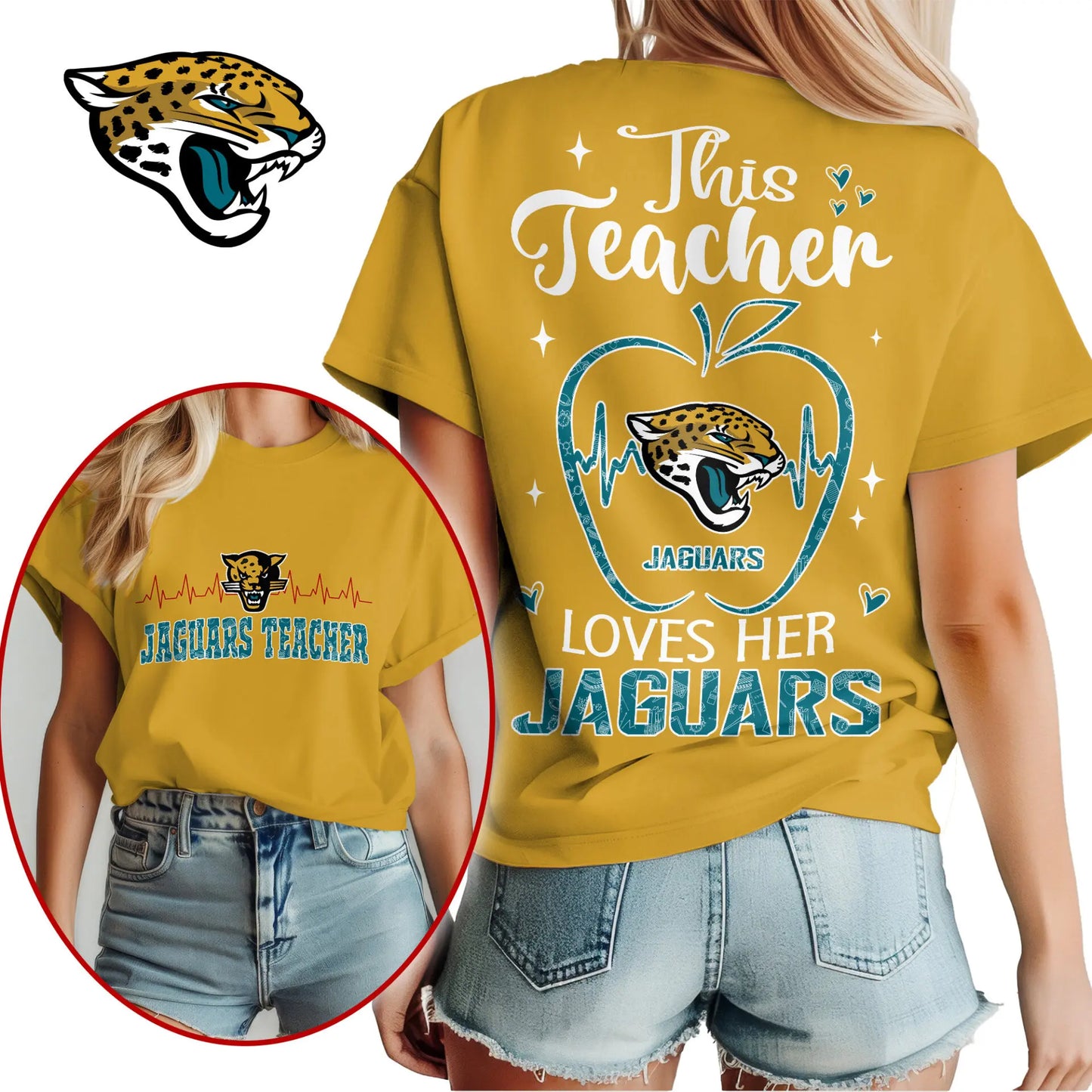 Jacksonville Jaguars | Premium Teacher Appreciation Month Women Shirt NY – HuddleStyle.com - Image 4