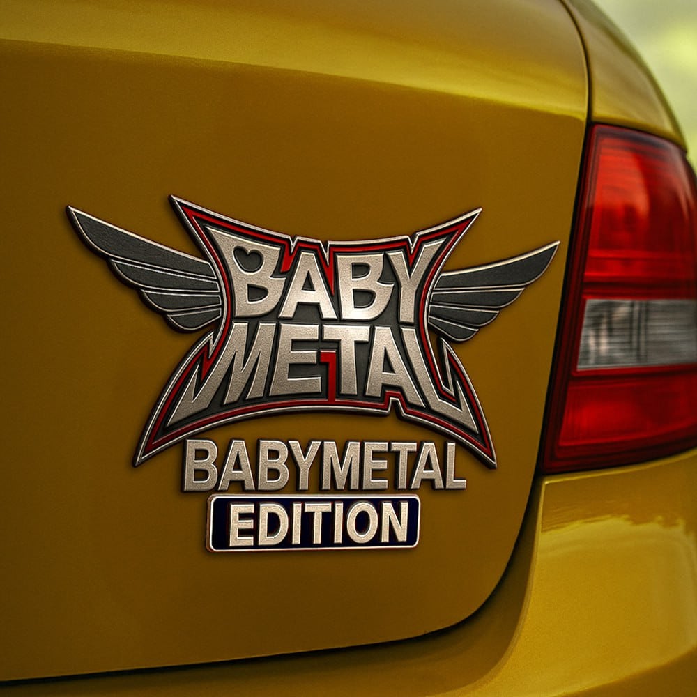 Premium BBMT 3D Car Name Badge HI
