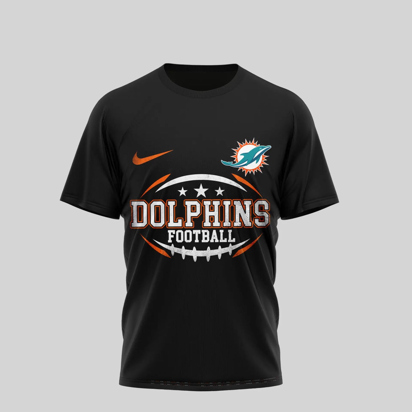 Miami Dolphins | Premium NFL Harley Davidson 3D Shirt TD – HuddleStyle.com - Image 4