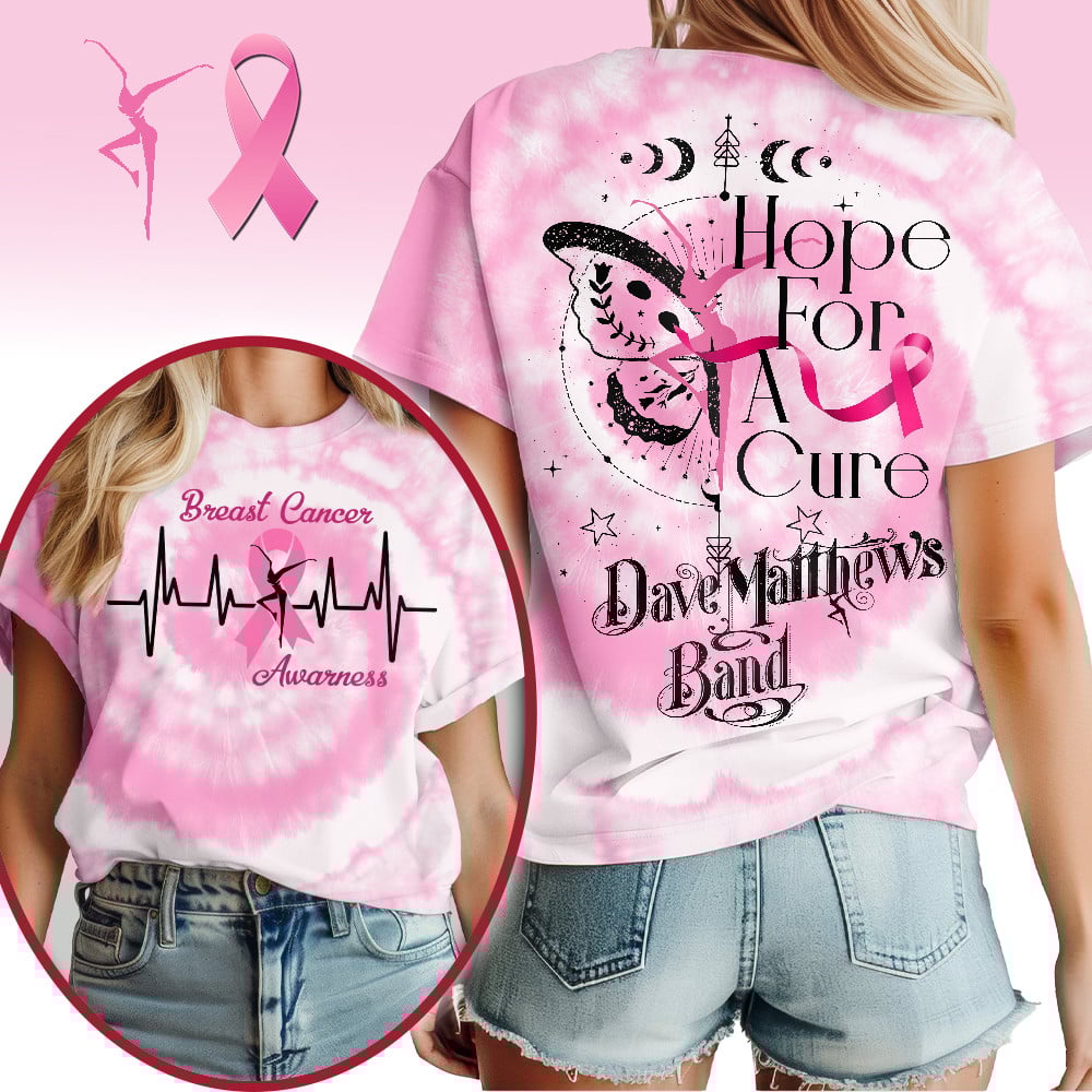 Premium DMB Breast Cancer Awareness 3D Shirt NY