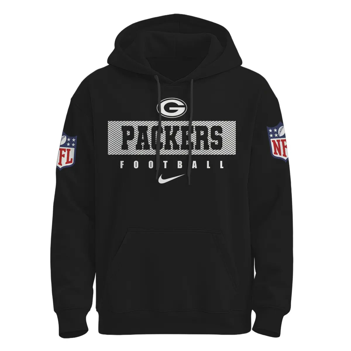 Green Bay Packers | Premium NFL Pow Mia Hoodie TD – HuddleStyle.com - Image 3