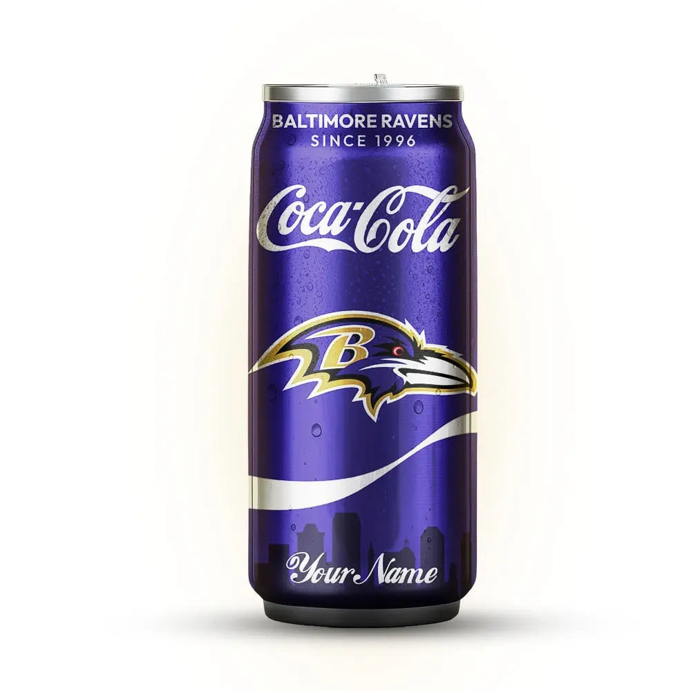 Baltimore Ravens | NFL Coca Cola Can Tumbler TD – HuddleStyle.com - Image 6
