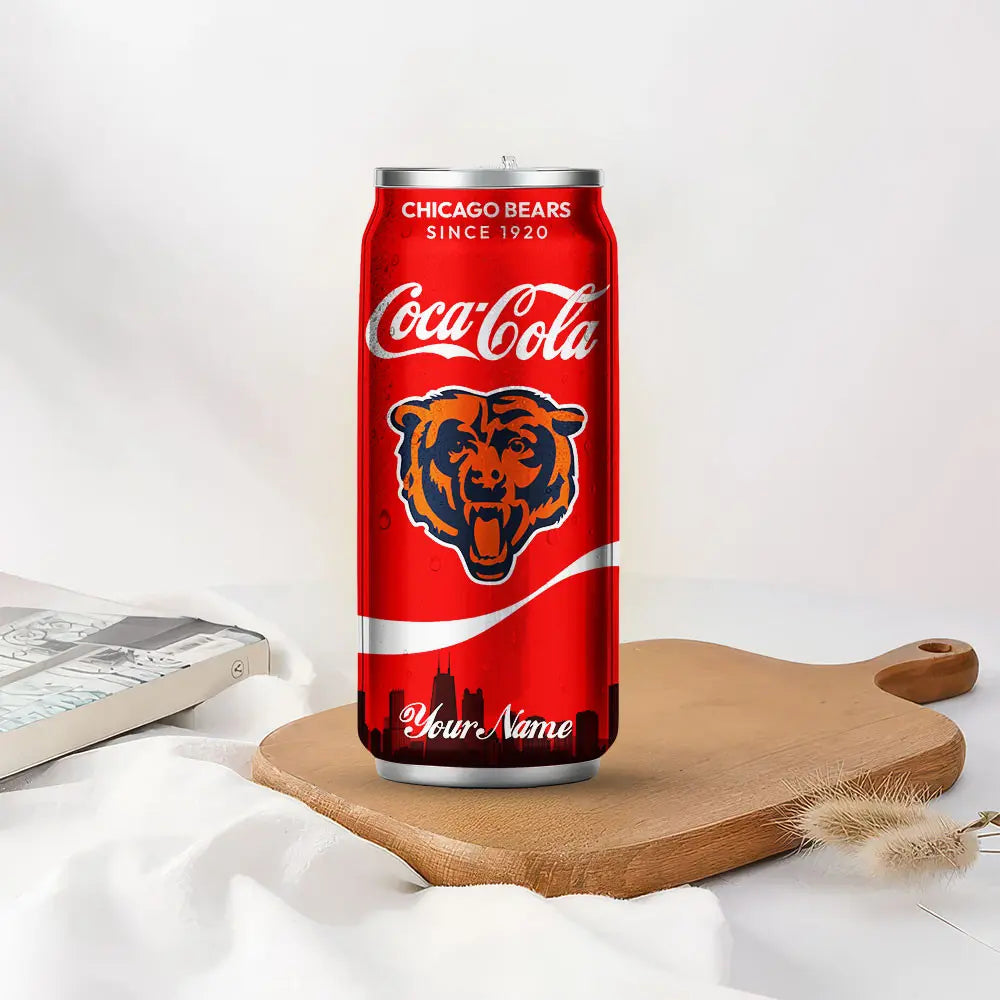 Chicago Bears | NFL Coca Cola Can Shaped Tumbler TD – HuddleStyle.com - Image 6