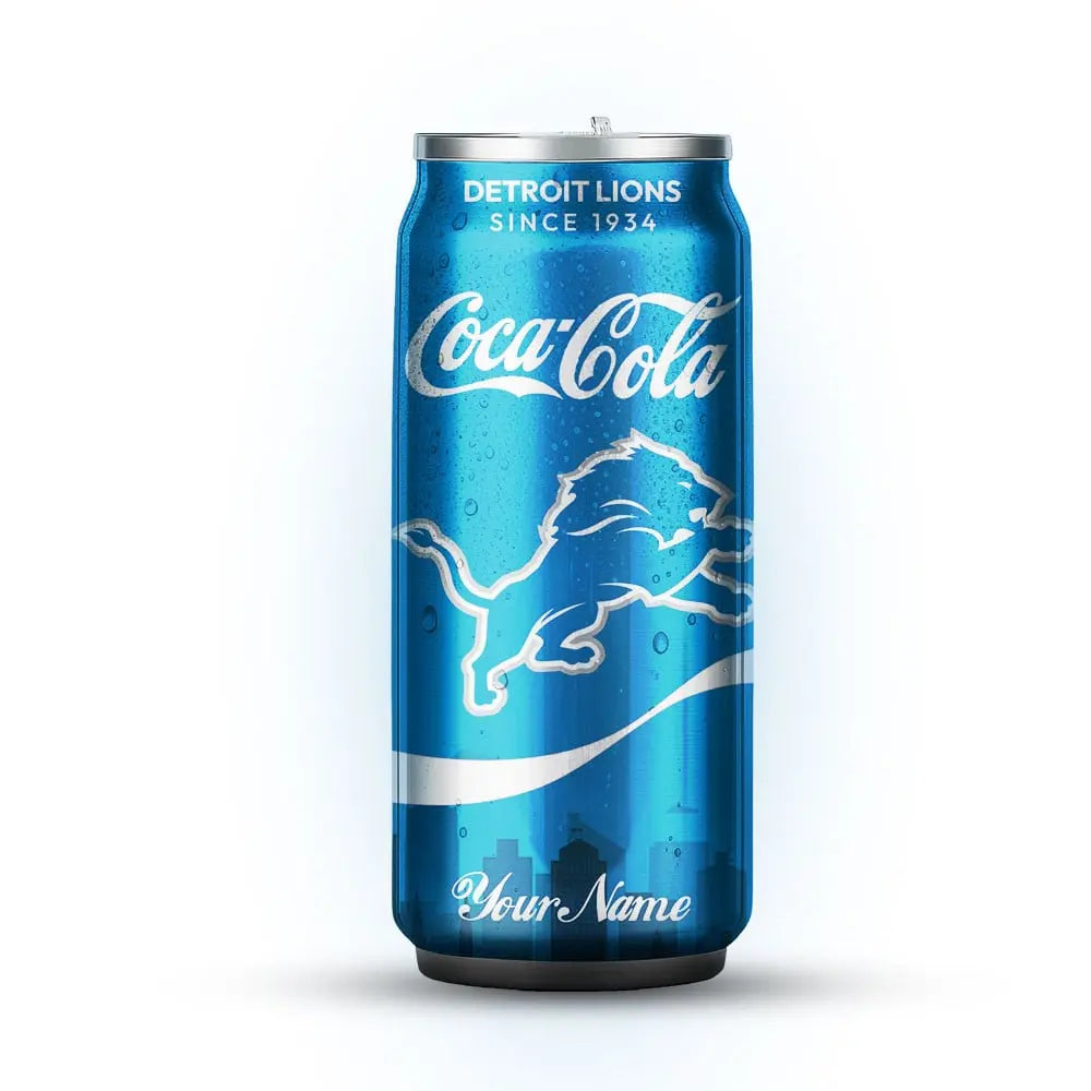 Detroit Lions | NFL Coca Cola Can Tumbler TD – HuddleStyle.com - Image 6