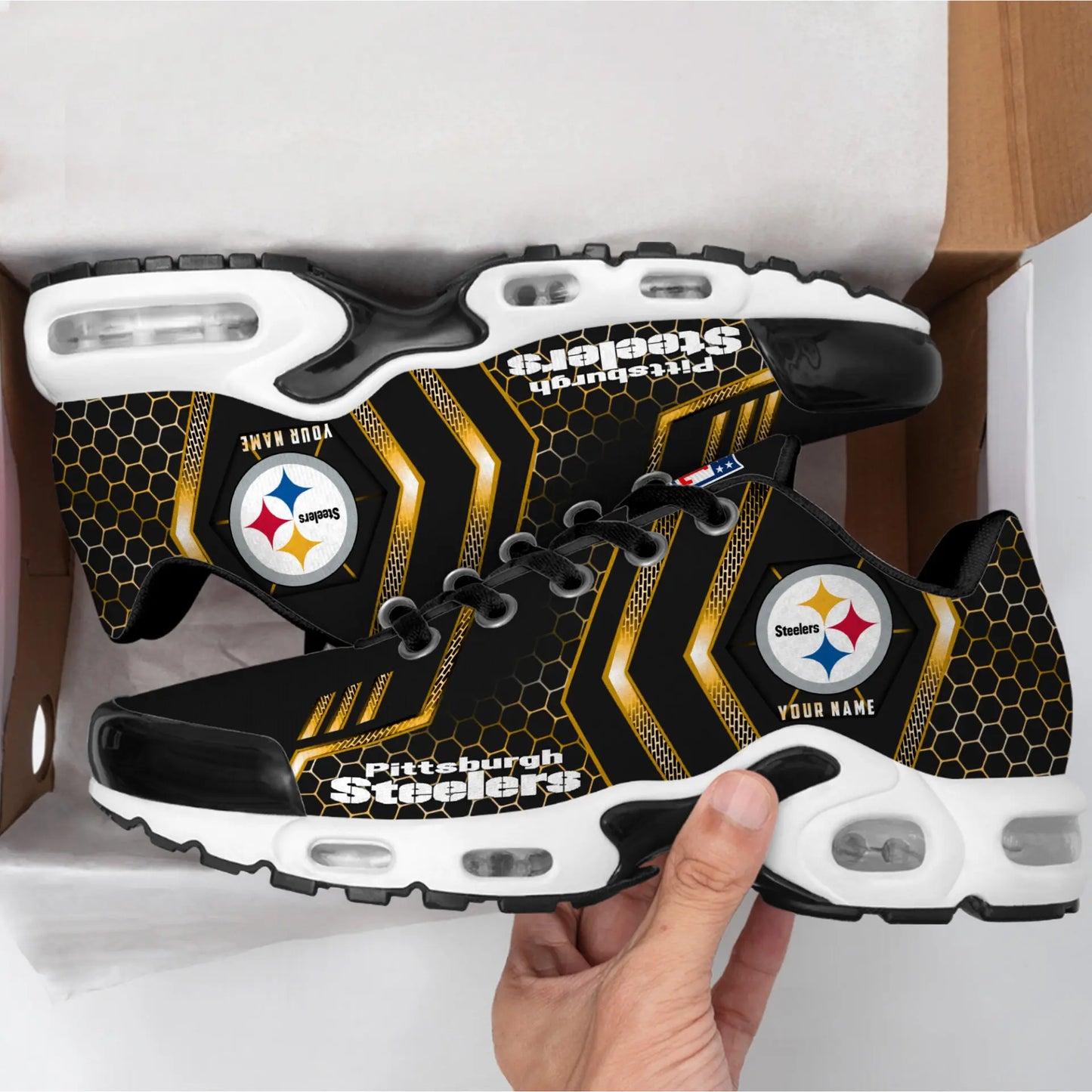 Pittsburgh Steelers | NFL Personalized Air Max Shoes Exclusive Edition TD200925 – HuddleStyle.com - Image 4