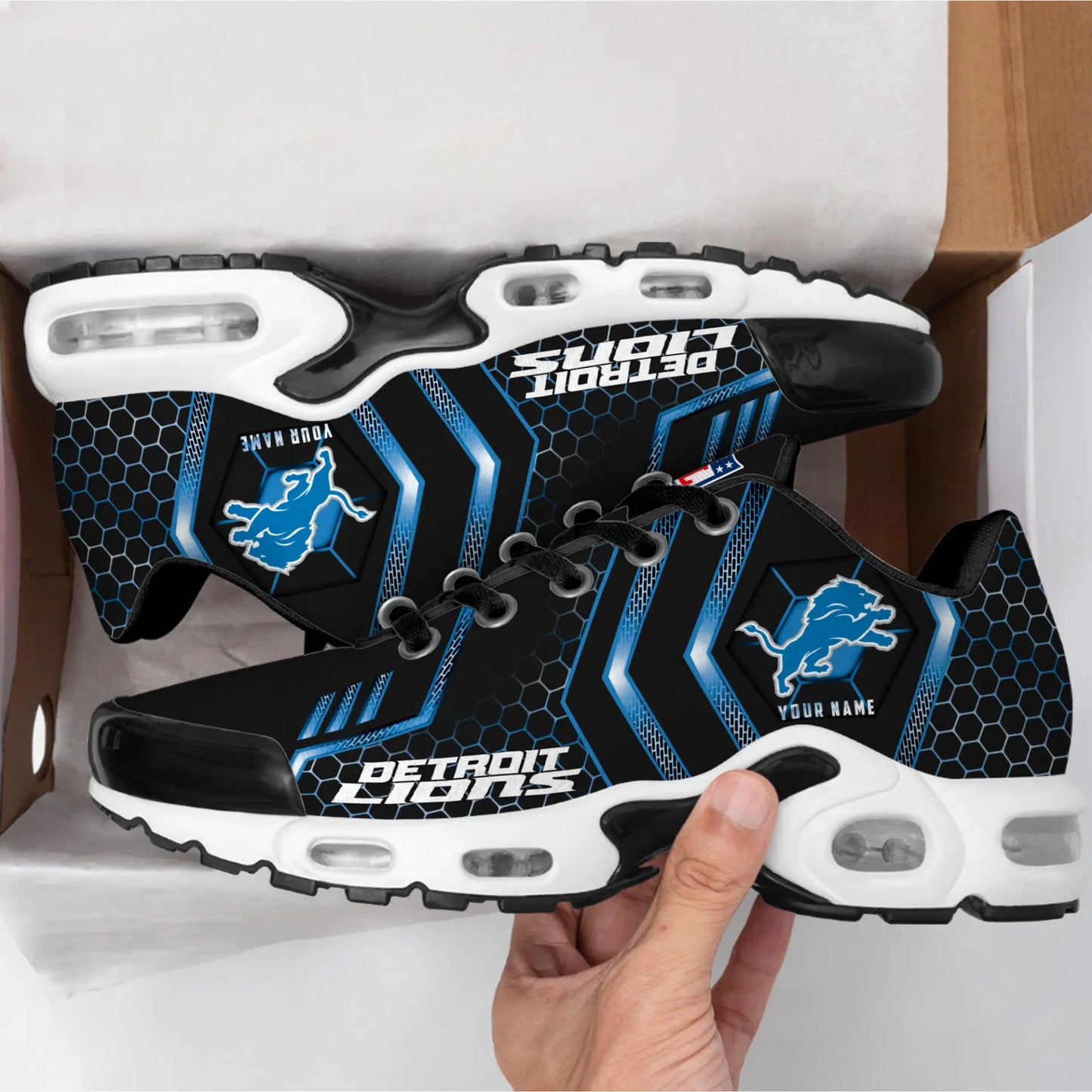 Detroit Lions | NFL Personalized Air Max Shoes Exclusive Edition TD200925 – HuddleStyle.com - Image 4