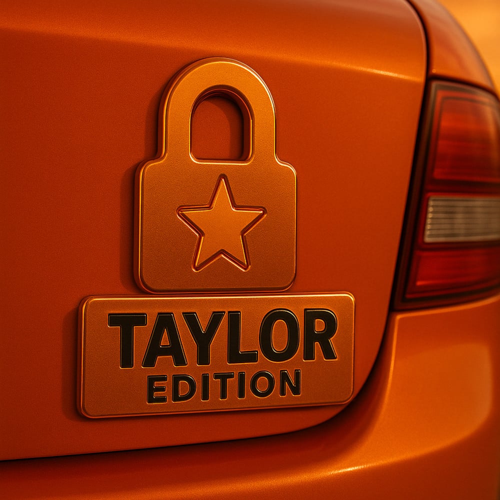 Premium TLSW 3D Car Name Badge HI