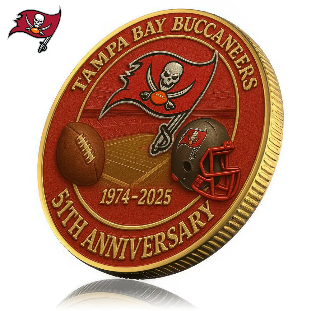 Tampa Bay Buccaneers | Premium NFL Commemorative Coin HI – HuddleStyle.com - Image 3