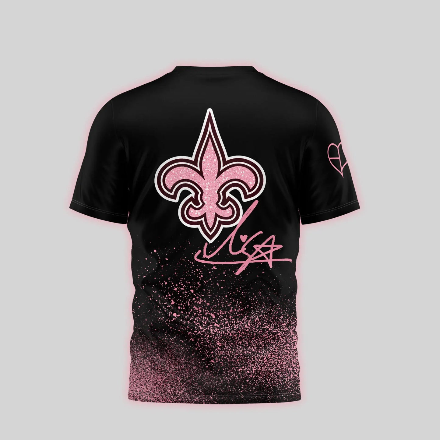 New Orleans Saints | Premium NFL x BlackPink 3D Shirt TD – HuddleStyle.com - Image 4