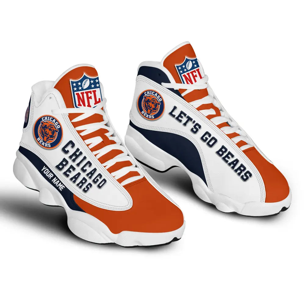 Chicago Bears | Premium NFL Game Day Air Jordan 13 TD – HuddleStyle.com - Image 3