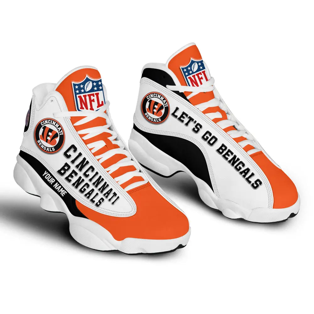 Cincinnati Bengals | Premium NFL Game Day Air Jordan 13 TD – HuddleStyle.com - Image 3