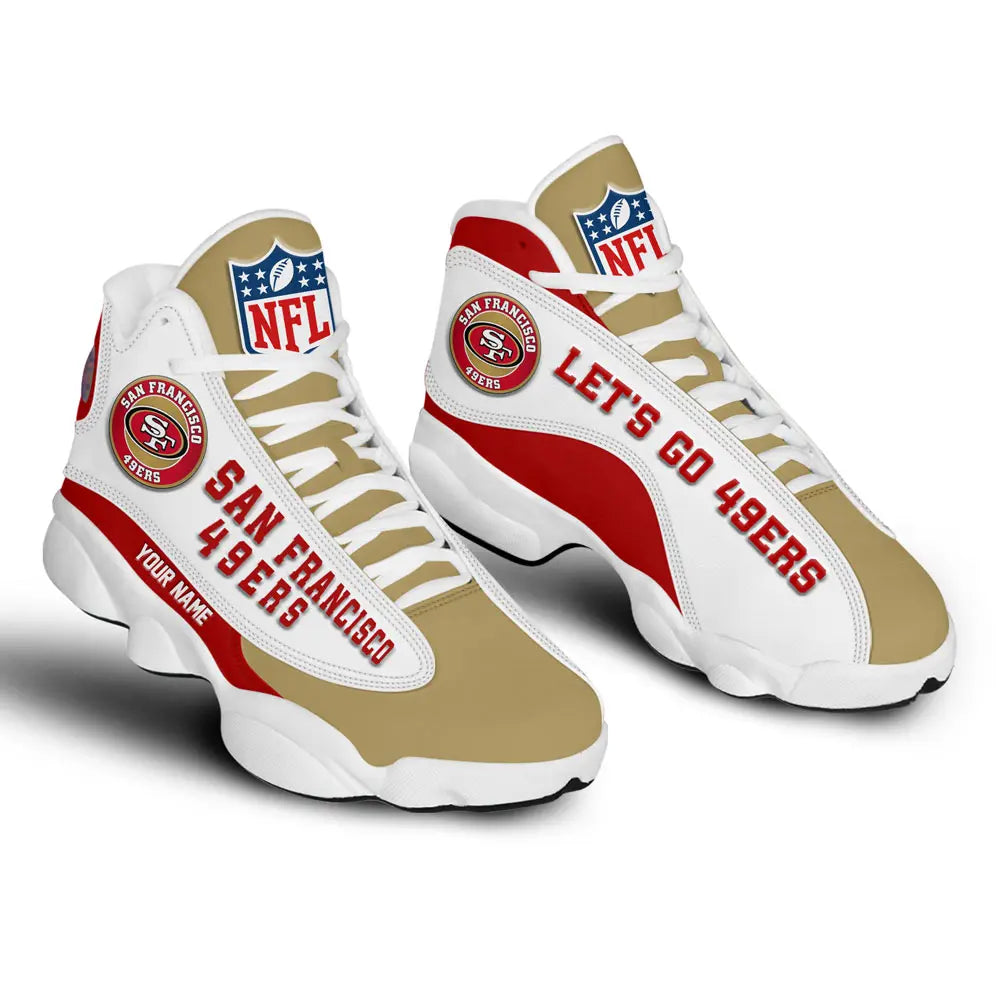 San Francisco 49ers | Premium NFL Game Day Air Jordan 13 TD – HuddleStyle.com - Image 3