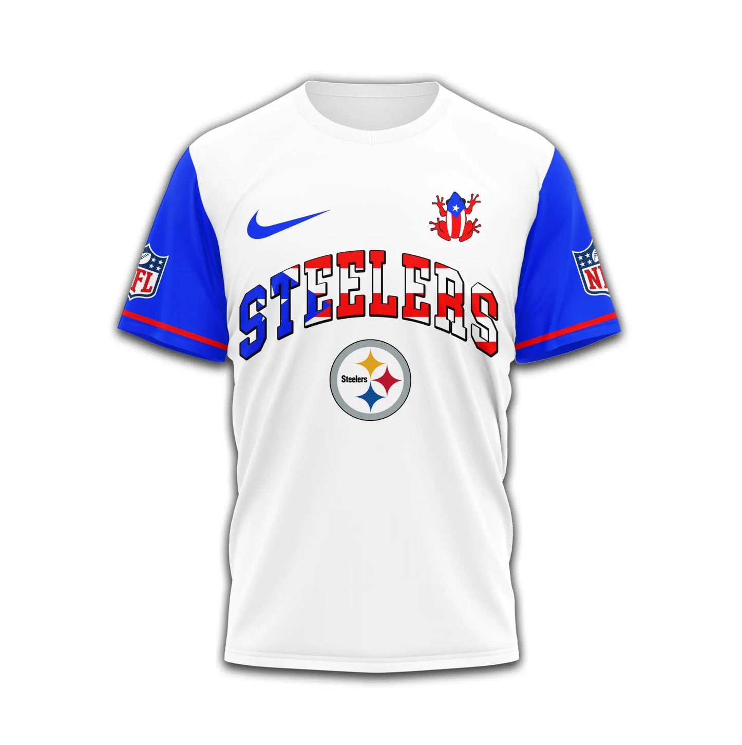 Pittsburgh Steelers | Premium NFL x Puerto Rico 3D Shirt TD – HuddleStyle.com - Image 4
