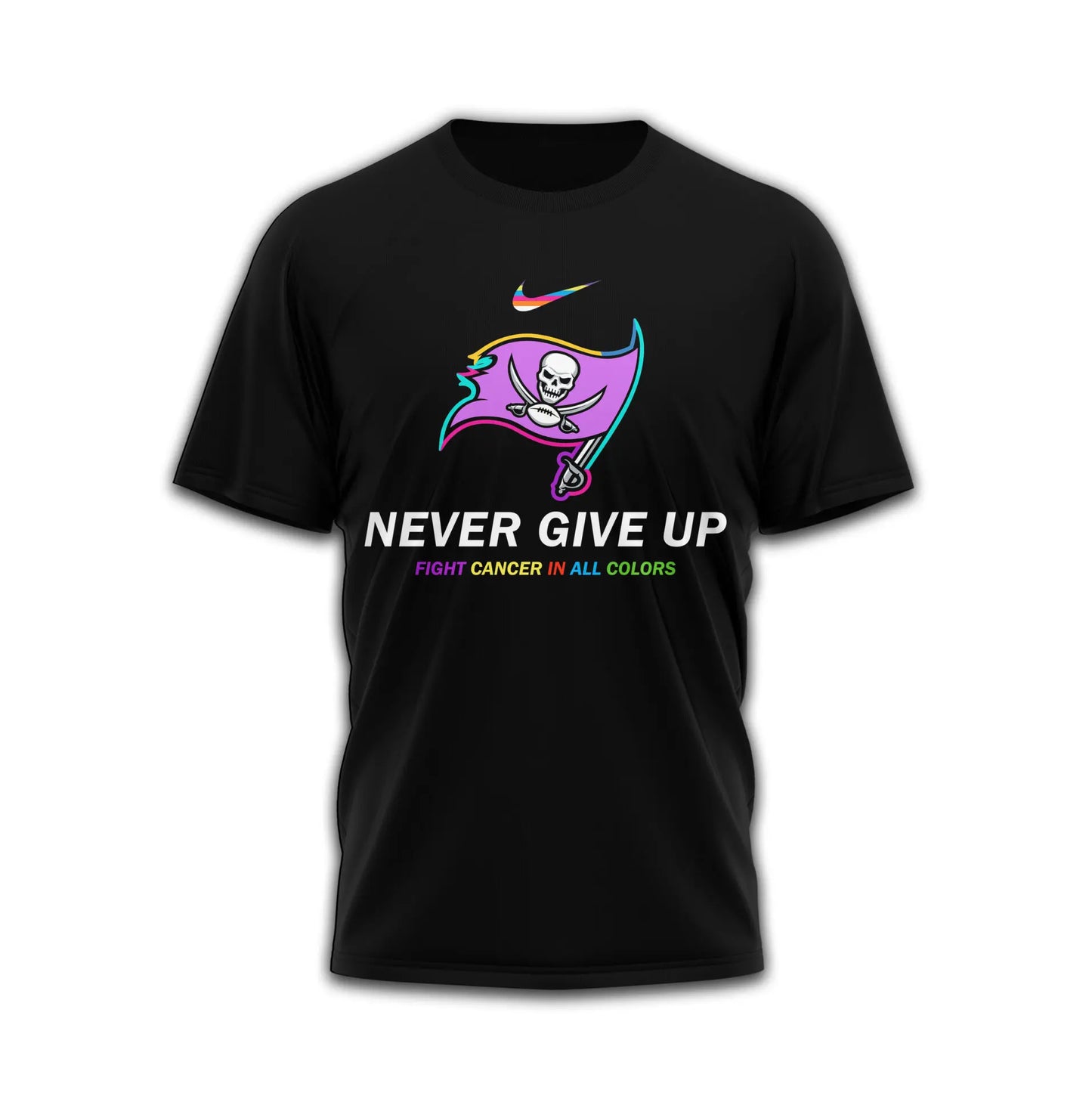 Tampa Bay Buccaneers | Premium Fight Cancer In All Colors 3D Shirt TD – HuddleStyle.com - Image 4