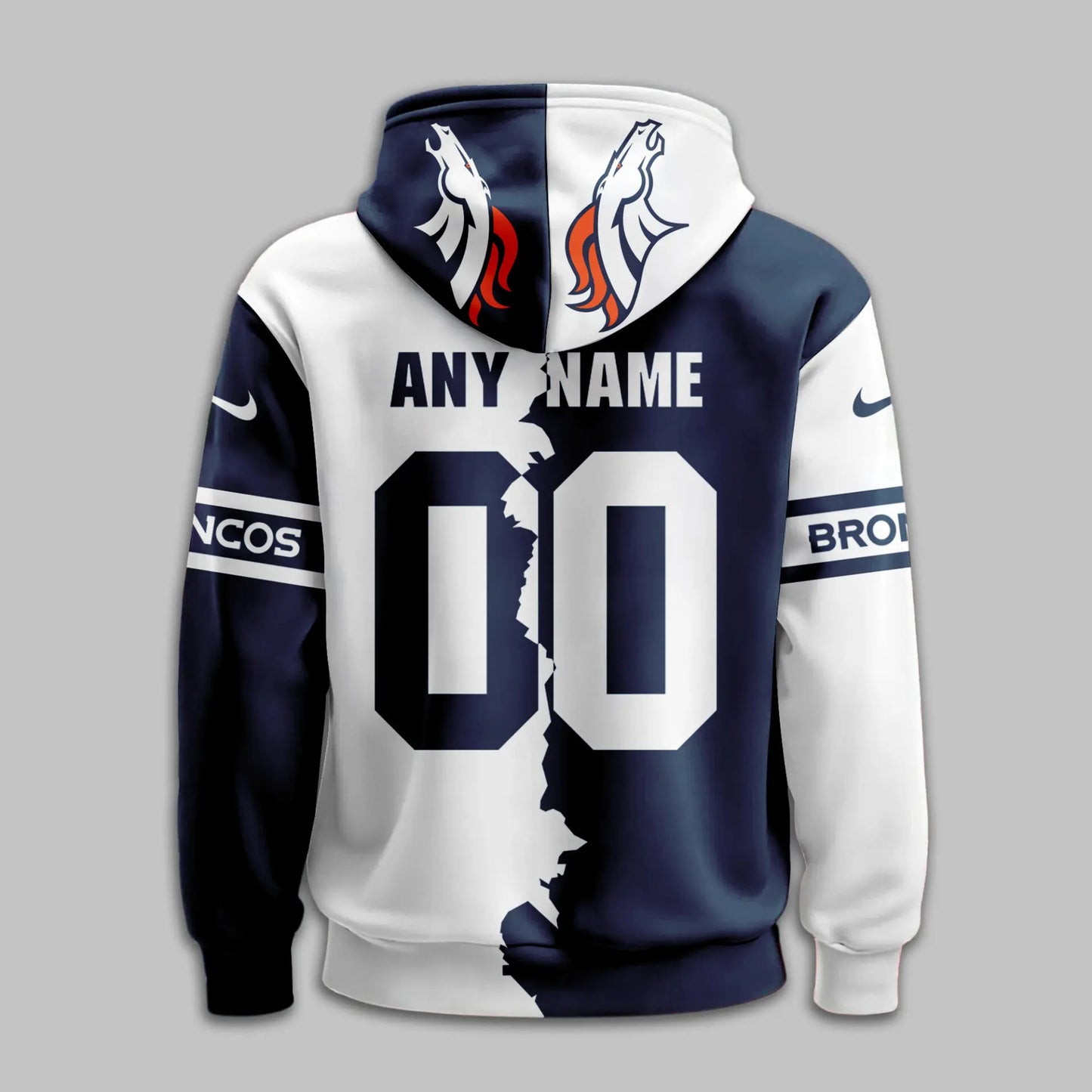 Denver Broncos | Premium Victory Split Hoodie TD – HuddleStyle.com - Image 4