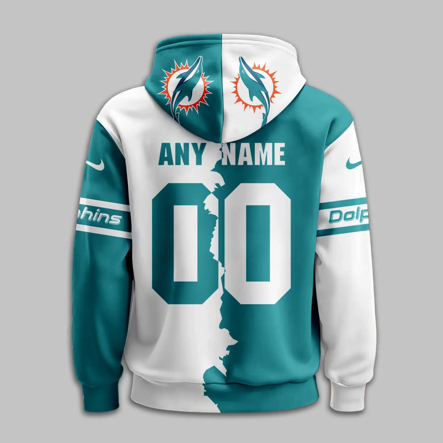 Miami Dolphins | Premium Victory Split Hoodie TD – HuddleStyle.com - Image 4