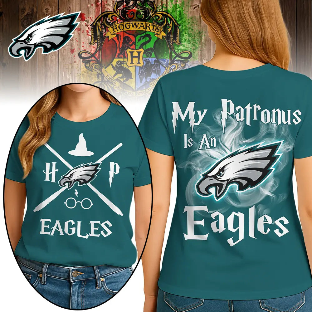 Philadelphia Eagles | Premium NFL and Harry Potter Fan Shirt HI – HuddleStyle.com - Image 2