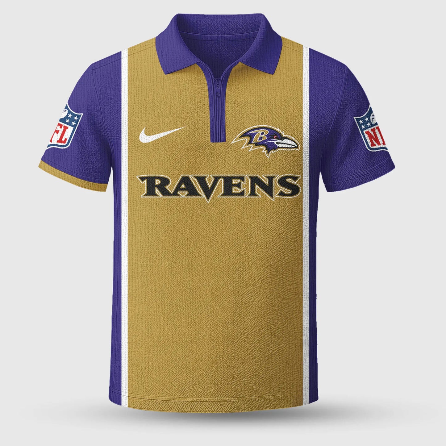 Baltimore Ravens | Premium NFL Combo Polo And Shorts TD – HuddleStyle.com - Image 4