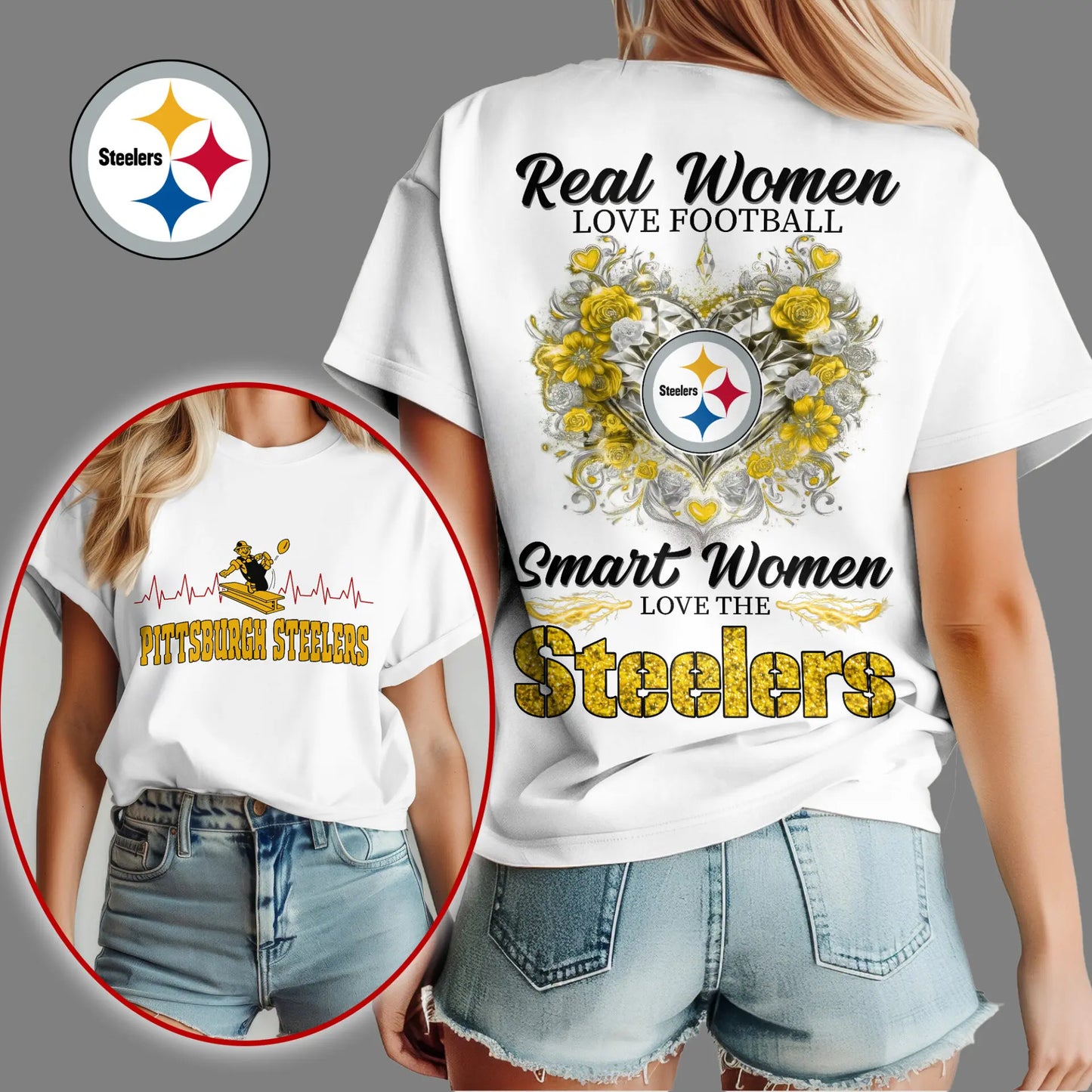 Pittsburgh Steelers | Premium NFL Real Women Love Football NY – HuddleStyle.com - Image 3