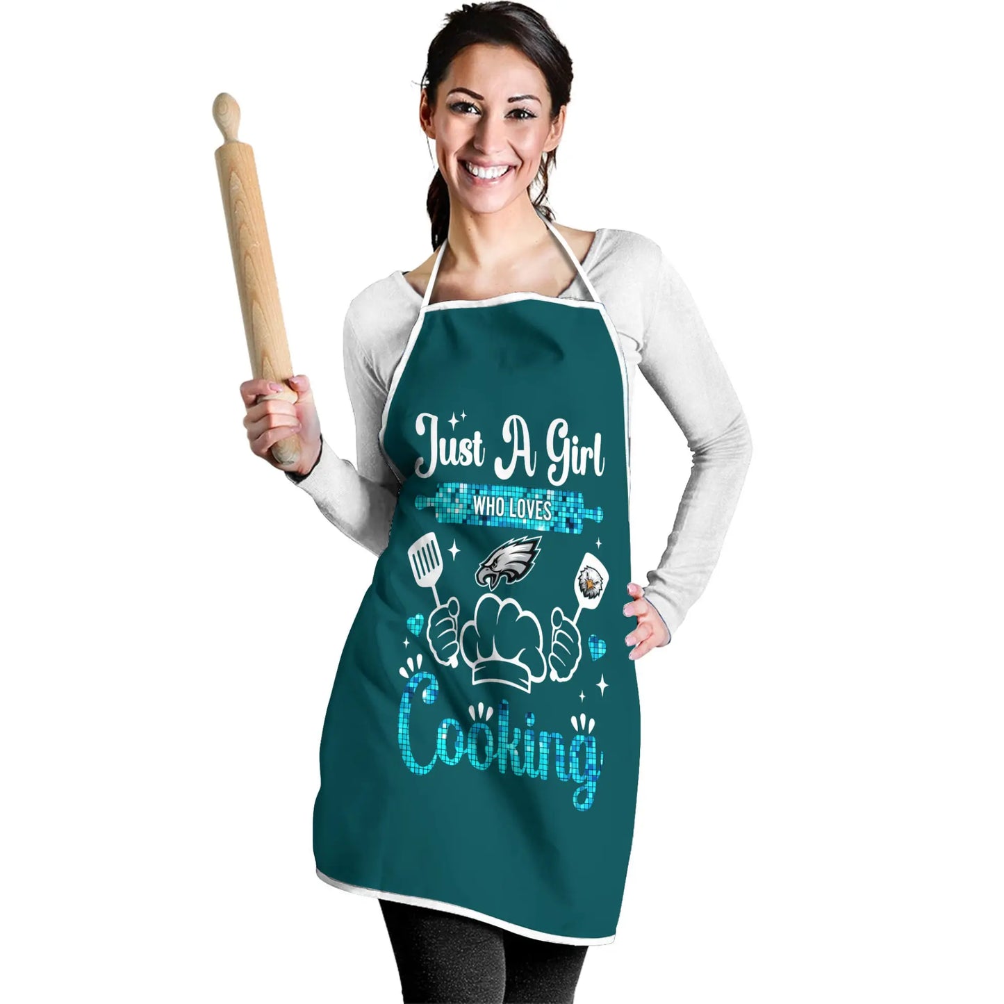 Philadelphia Eagles | Premium NFL Cooking Queen Apron NY – HuddleStyle.com - Image 2