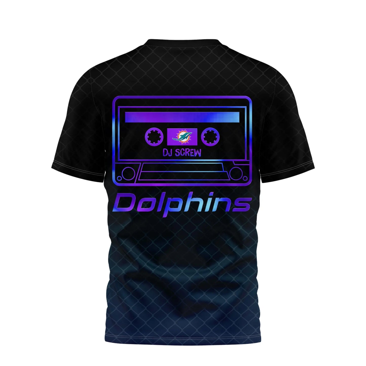 Miami Dolphins | Premium NFL x DJ Screw 3D Shirt NY – HuddleStyle.com - Image 3
