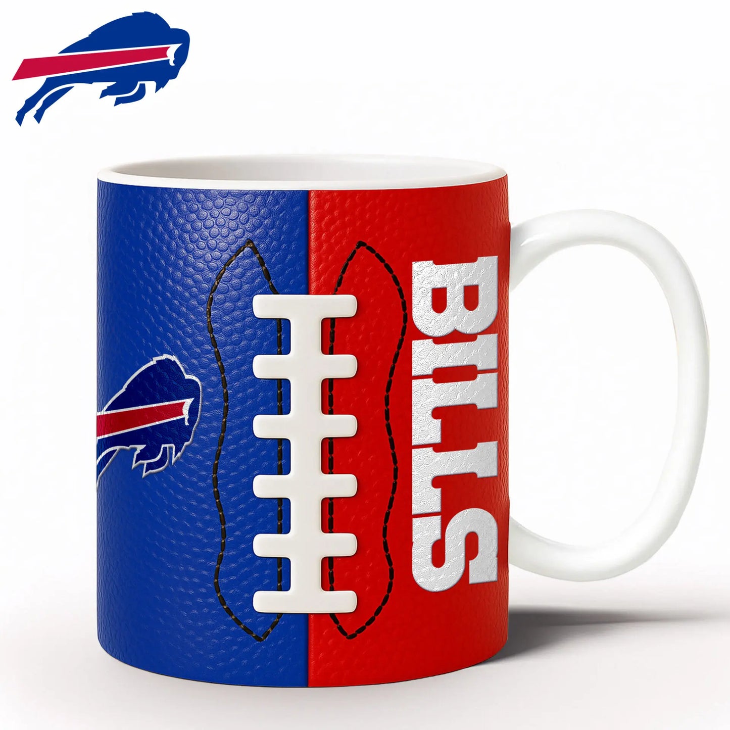 Buffalo Bills | Premium NFL Split Color Ceramic Mug HI – HuddleStyle.com - Image 3