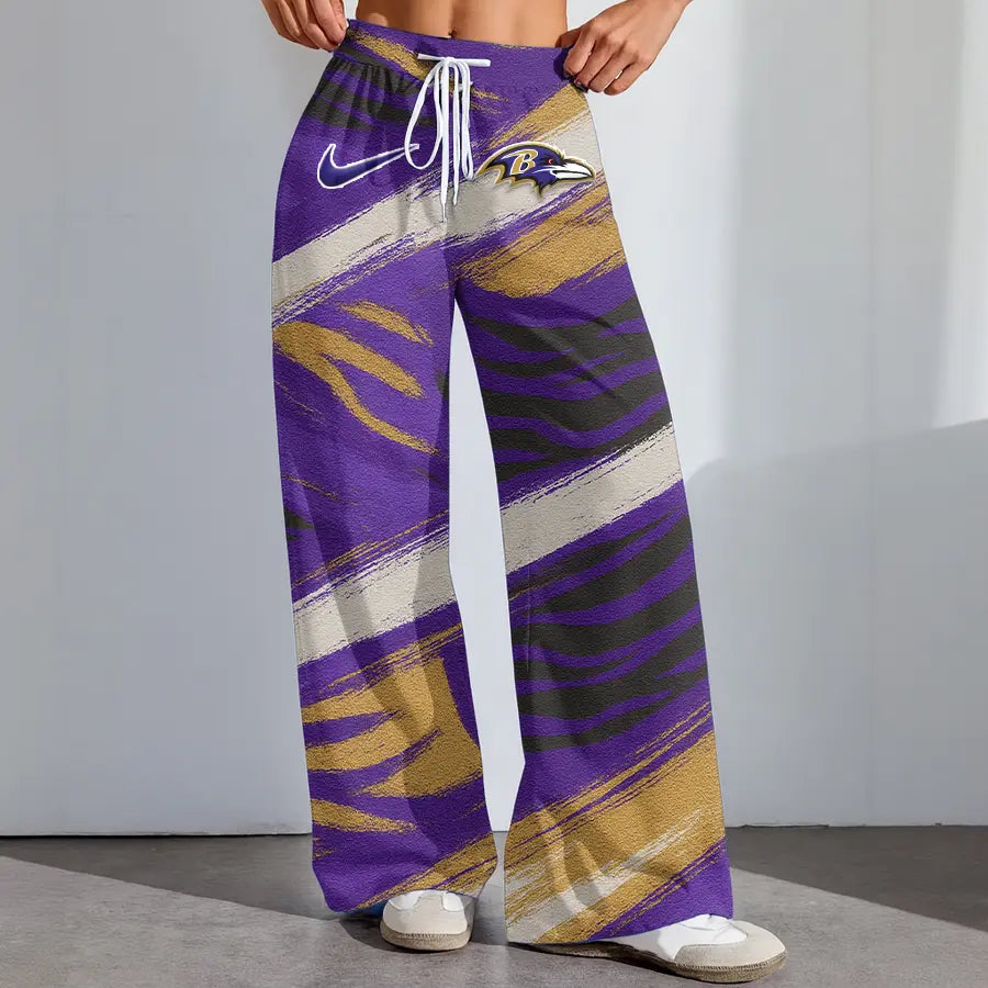 Baltimore Ravens | Premium NFL Football High-Stretch Casual Pants – HuddleStyle.com - Image 3