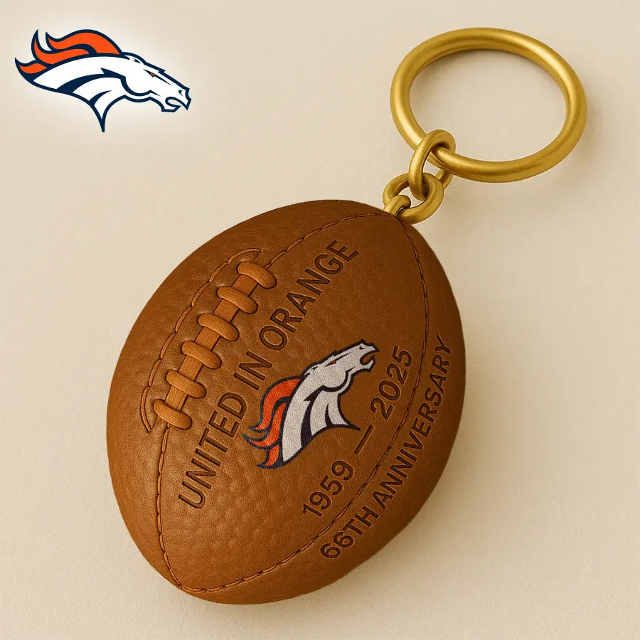 Denver Broncos | Premium NFL Anniversary Keychain – HuddleStyle.com - Image 3